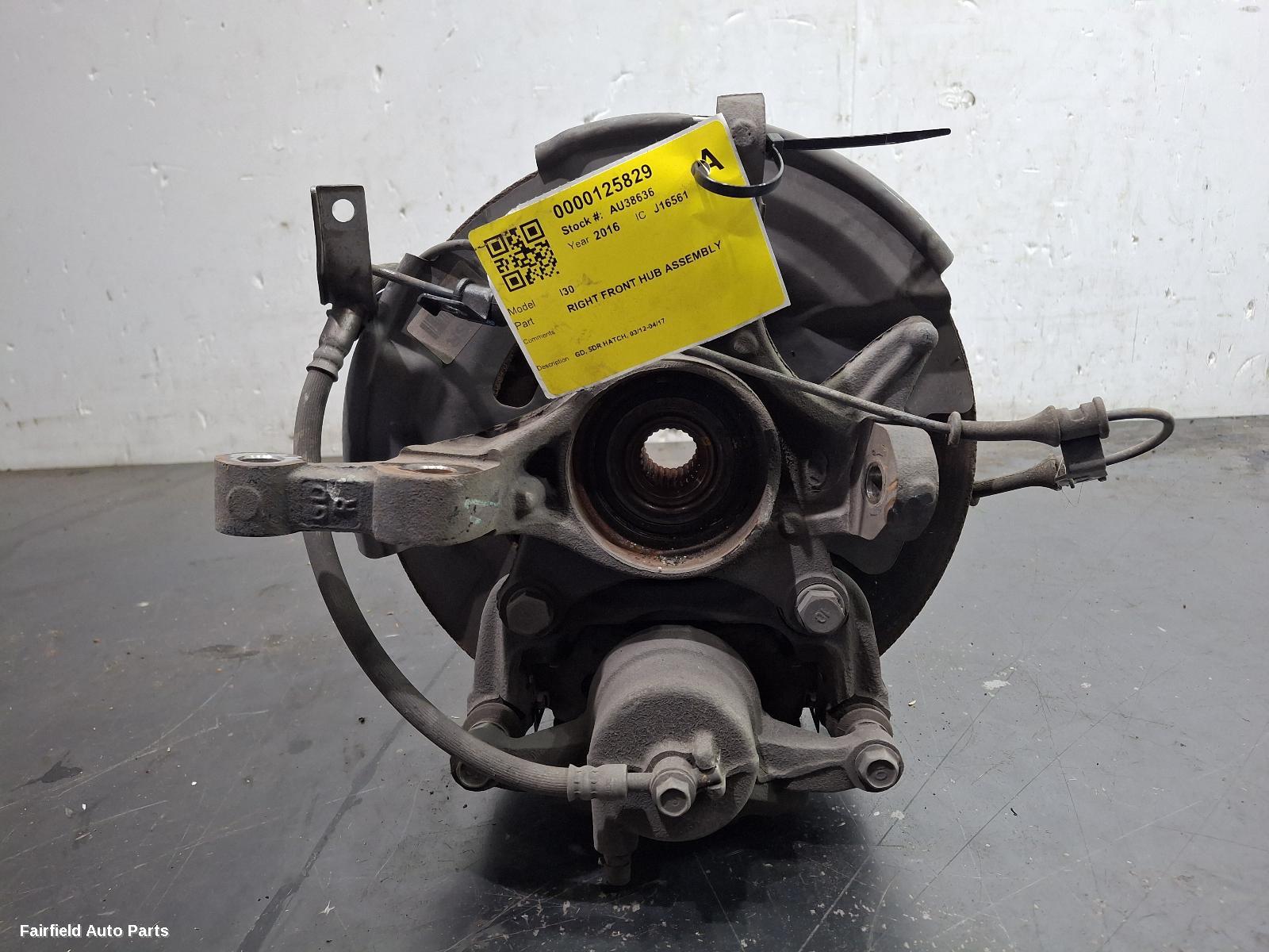 2012-2017 Hyundai I30 Right Front Hub Assembly
