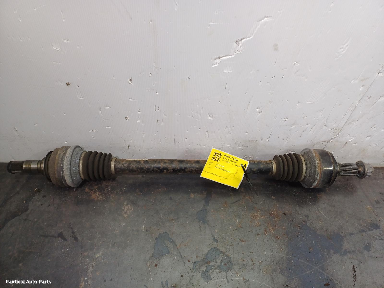 2010-2018 Porsche Cayenne Right Driveshaft