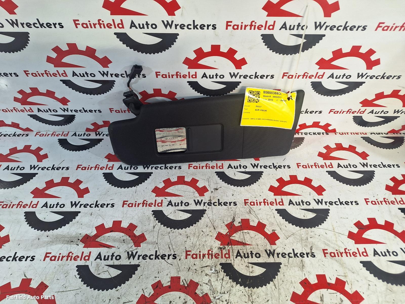 2008-2013 Volkswagen Golf Sunvisor