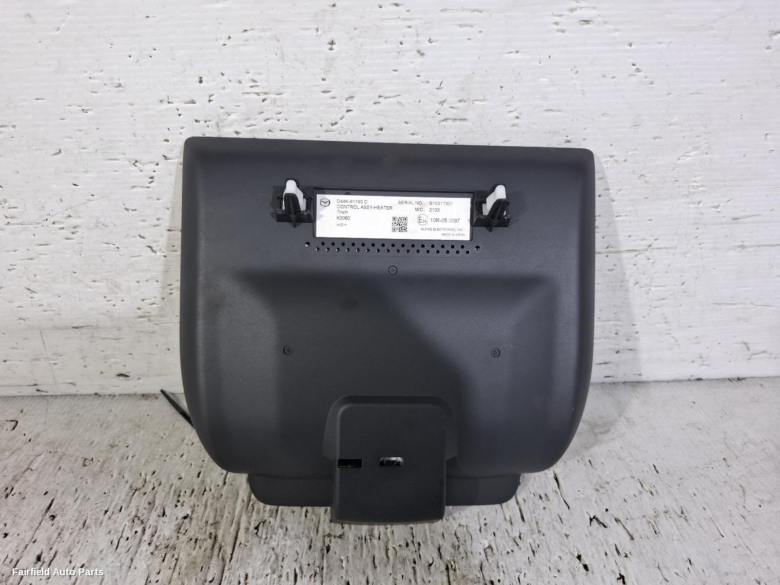 2020-2023 Mazda Mx30 Radio Cd Dvd Sat Tv