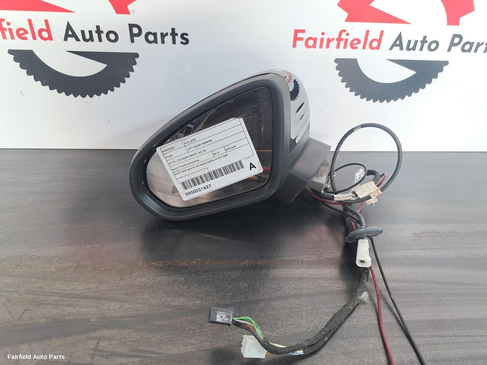 2018-2021 Mercedes A Class Left Door Mirror