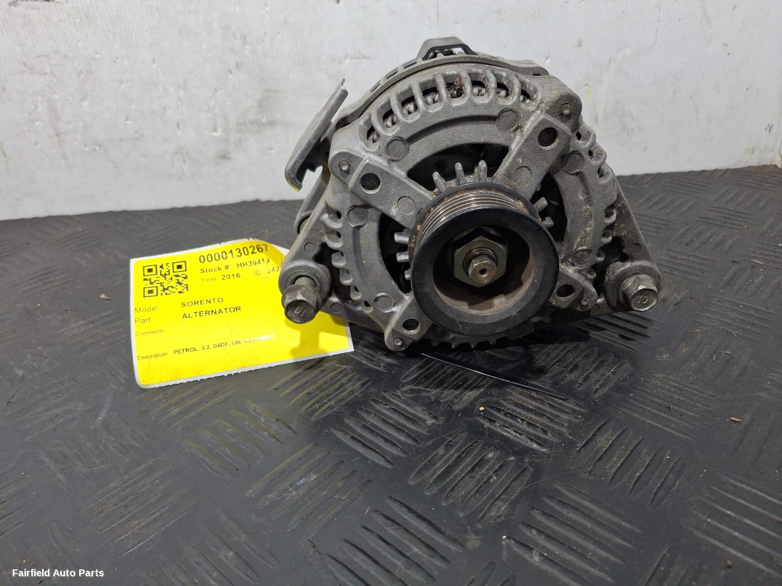 2015-2017 Kia Sorento Alternator