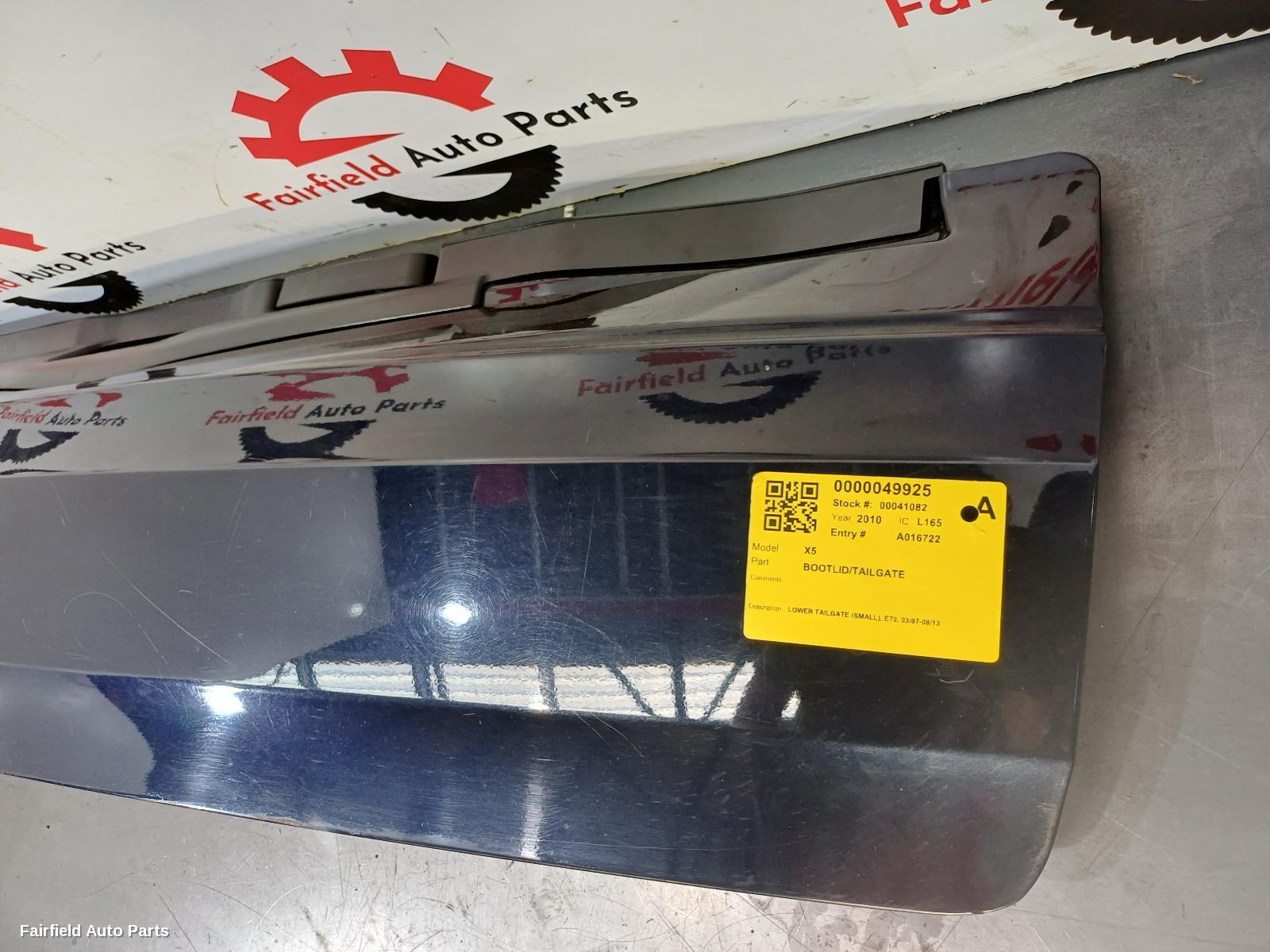 2007-2013 Bmw X5 Bootlid Tailgate