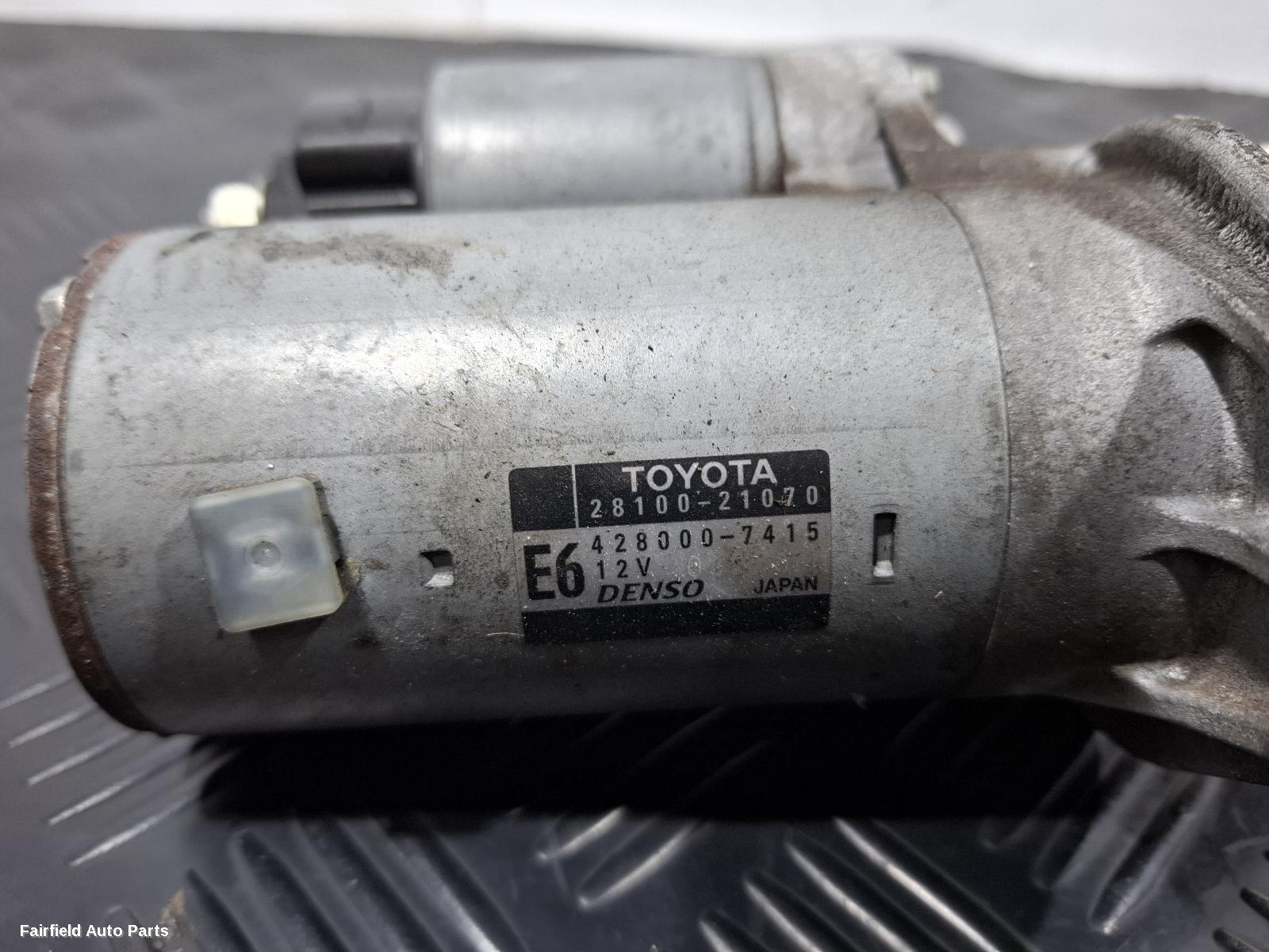 2011-2019 Toyota Yaris Starter