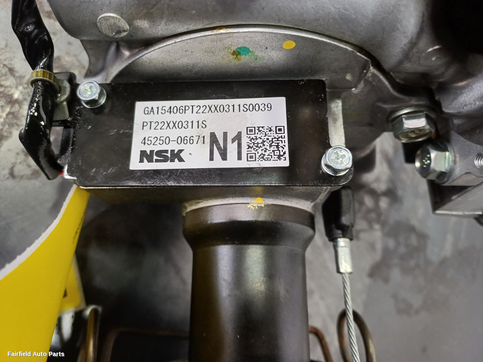 2012-2017 Toyota Aurion Steering Column
