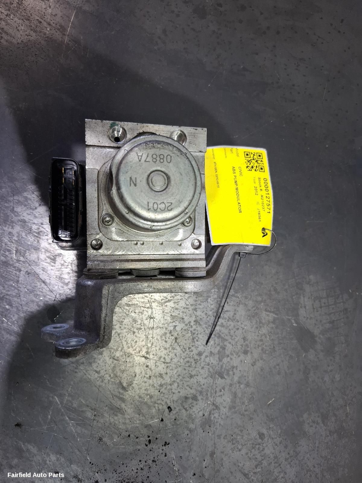 2012-2016 Honda Civic Abs Pump Modulator