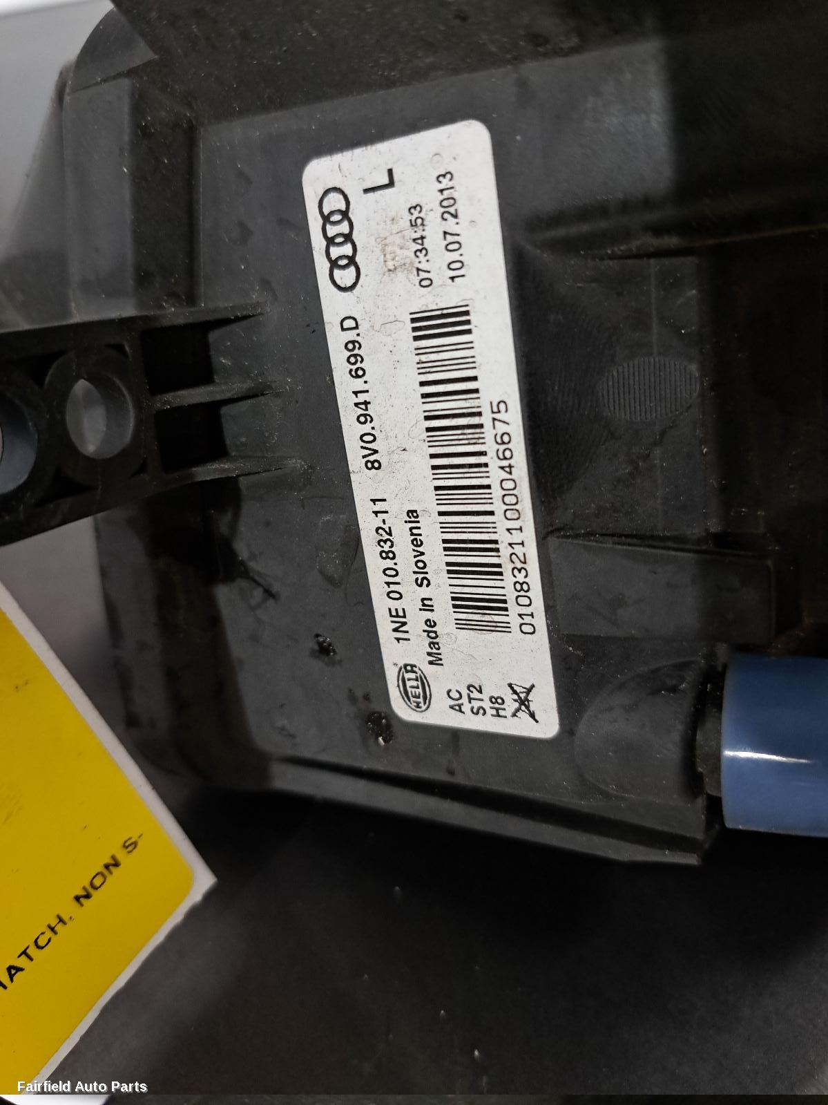 2013-2020 Audi A3 Left Indicator Fog Side