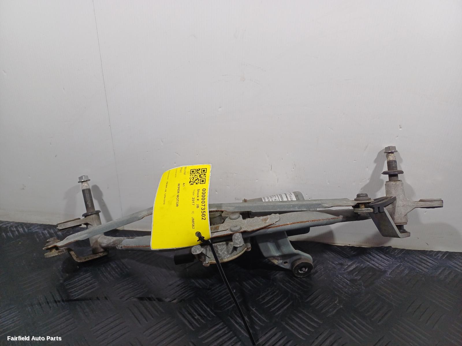 2010-2018 Audi A1 Wiper Motor