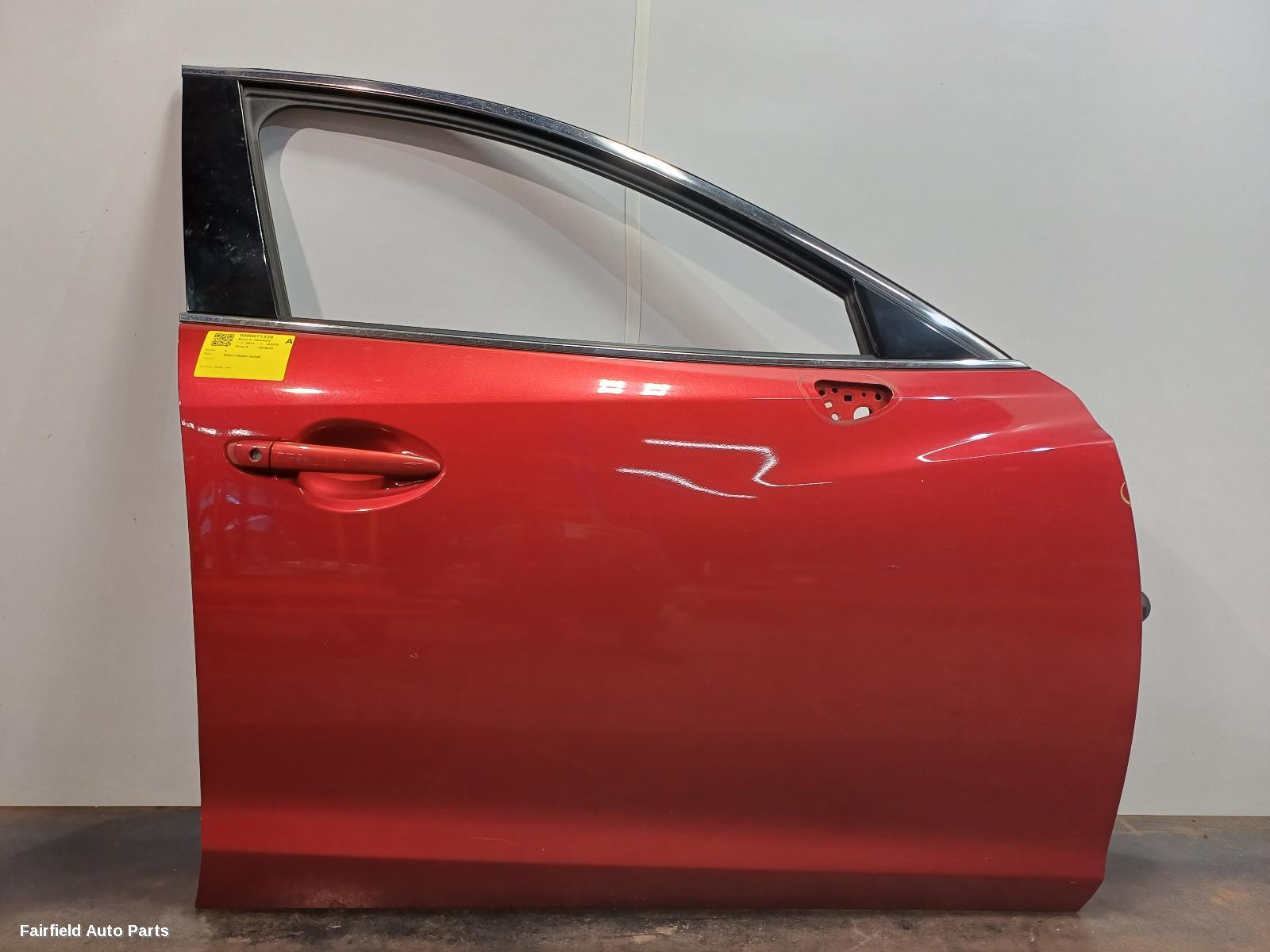 2012-2024 Mazda 6 Right Front Door