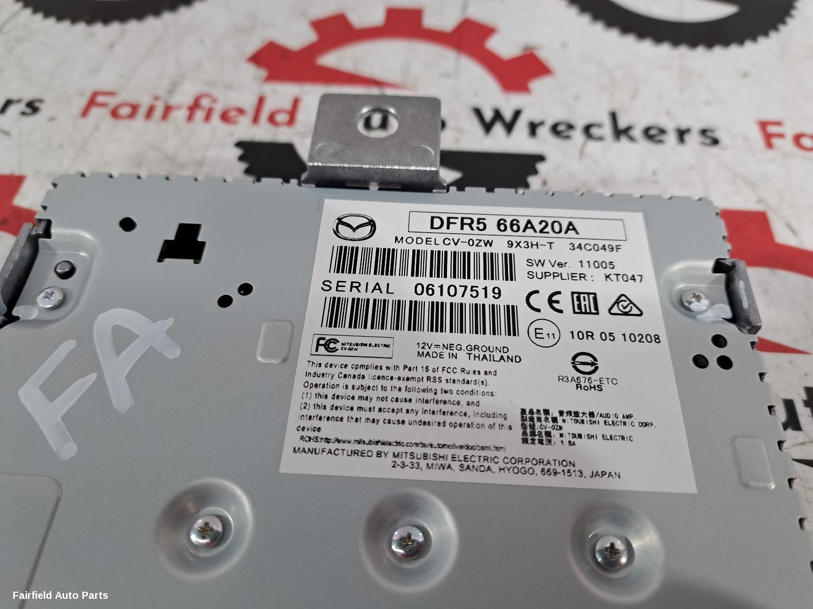 2019-2025 Mazda Cx30 Radio Cd Dvd Sat Tv