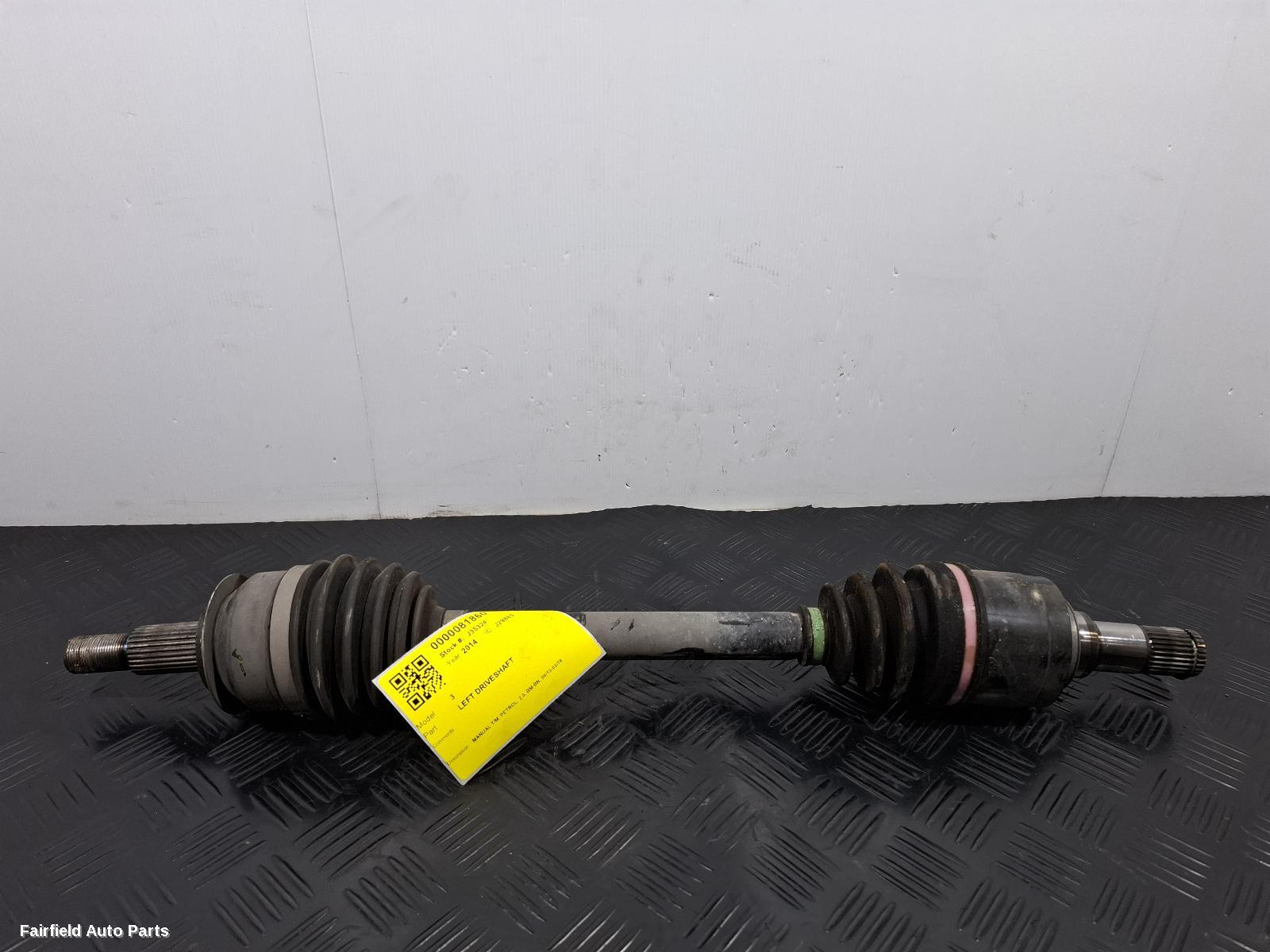 2013-2019 Mazda 3 Left Driveshaft