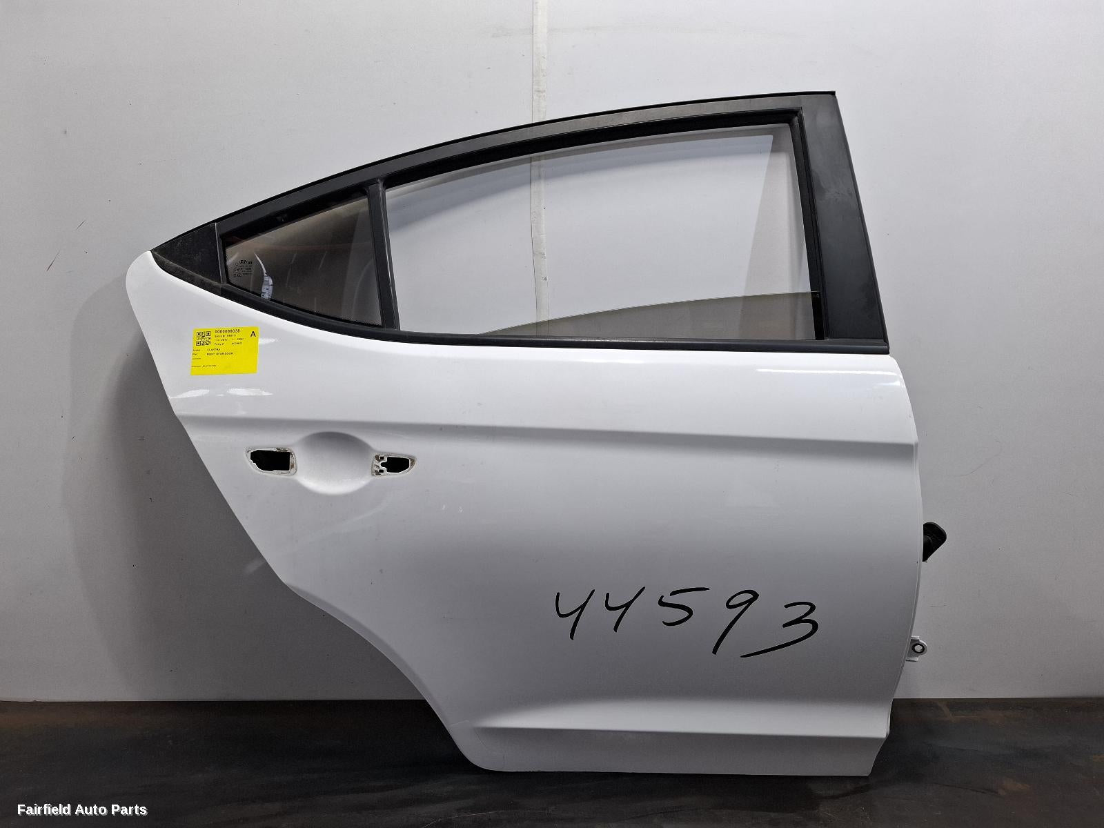 2015-2020 Hyundai Elantra Right Rear Door Sliding