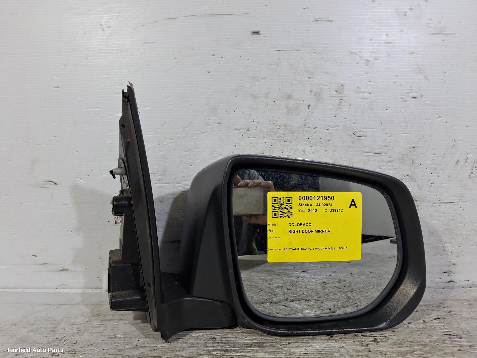 2012-2016 Holden Colorado Right Door Mirror