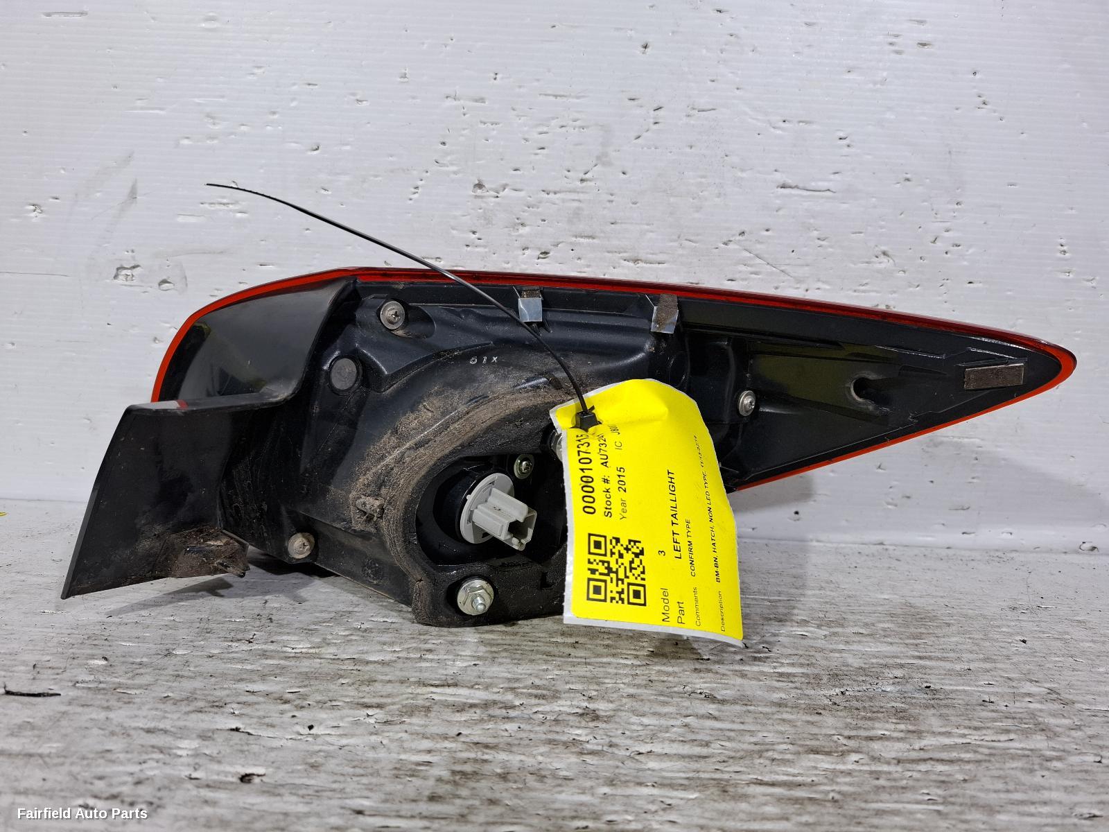 2013-2019 Mazda 3 Left Taillight