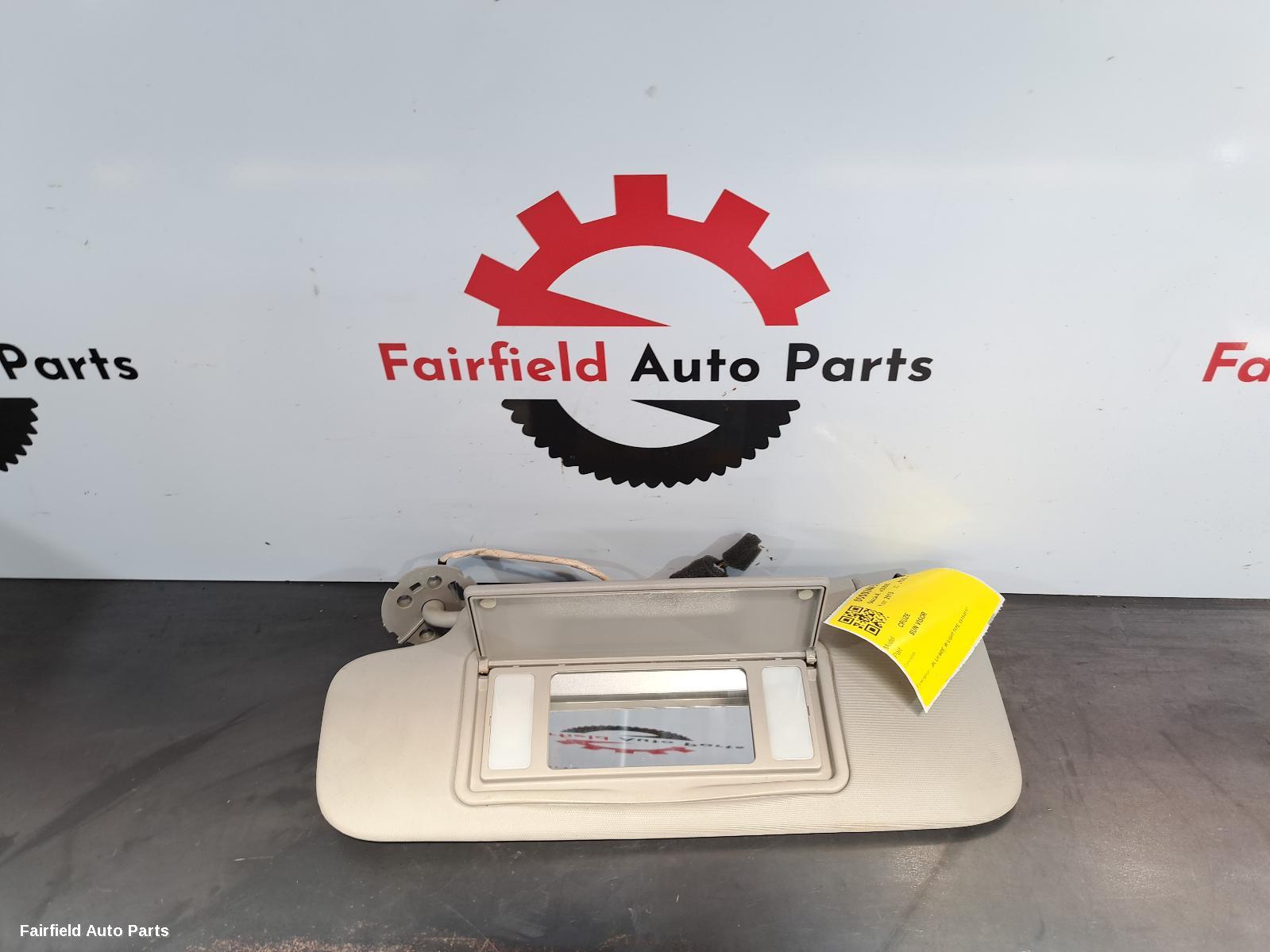 2011-2017 Holden Cruze Sunvisor