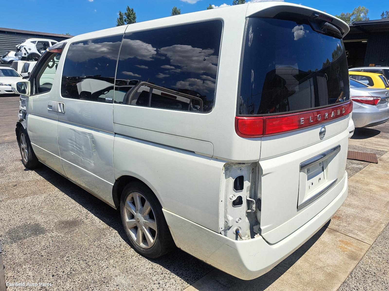 2004-2010 Nissan Elgrand Right Rear Door Sliding