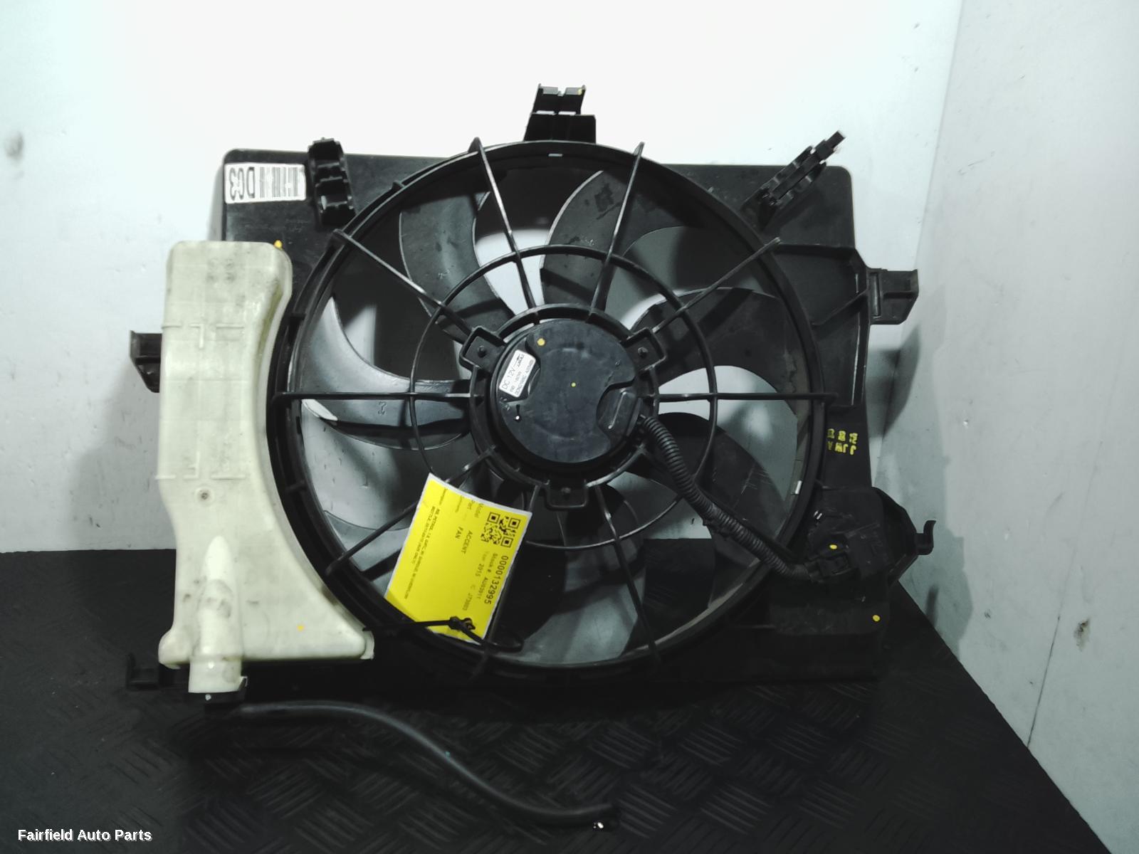 2011-2015 Hyundai Accent Fan