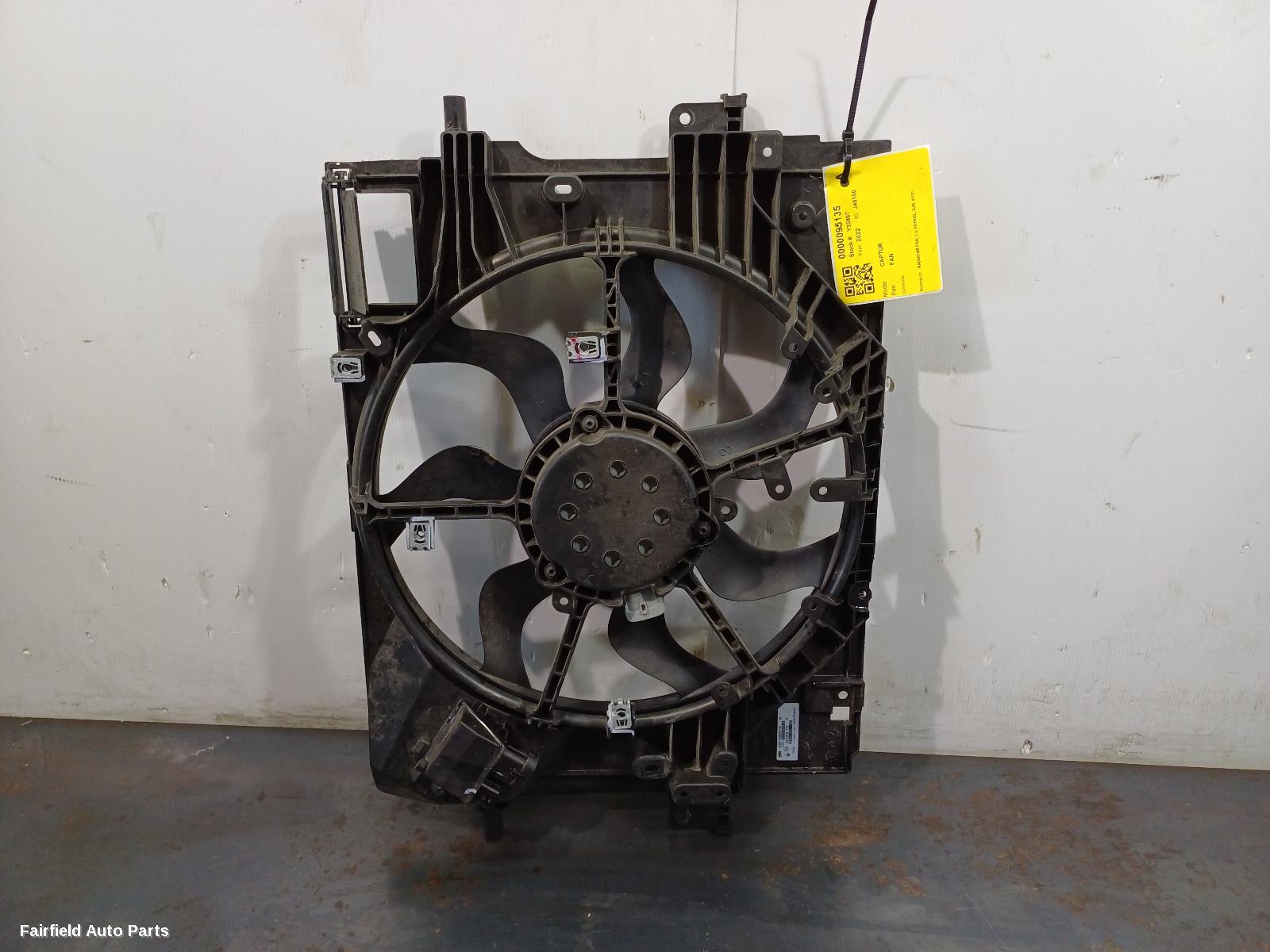 2021-2023 Renault Captur Fan