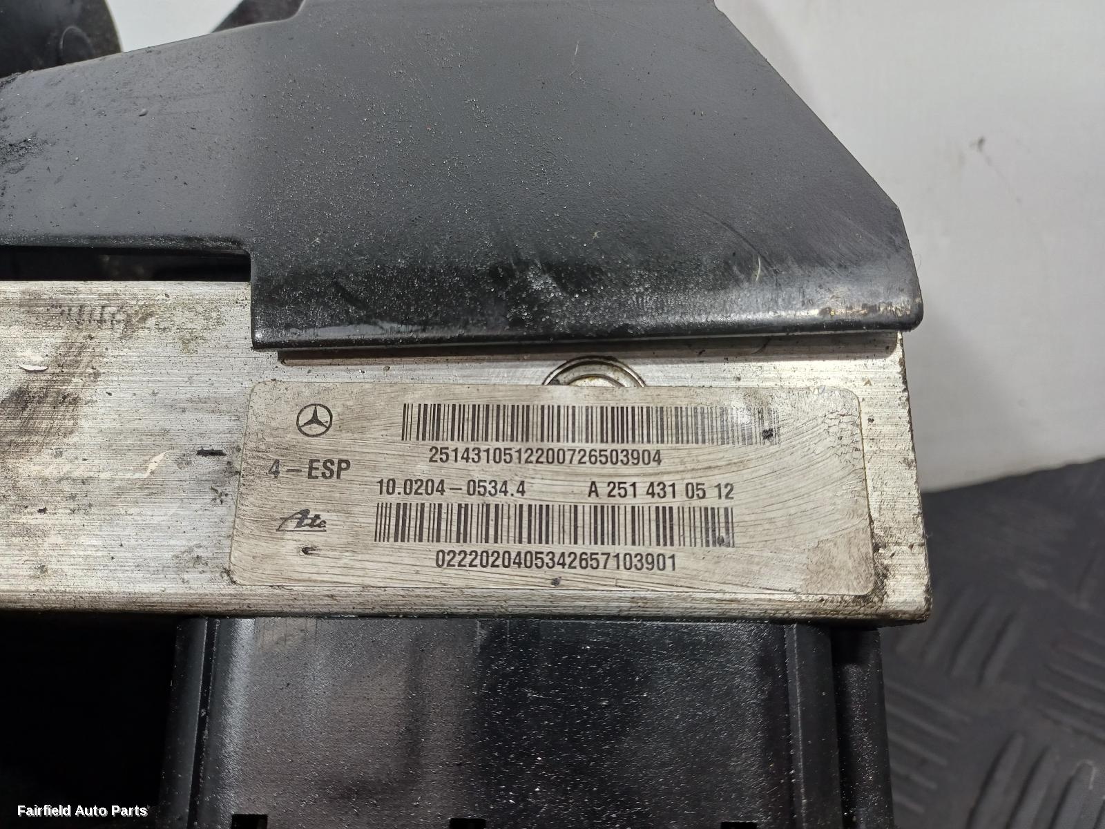 2006-2012 Mercedes Gl Class Abs Pump Modulator