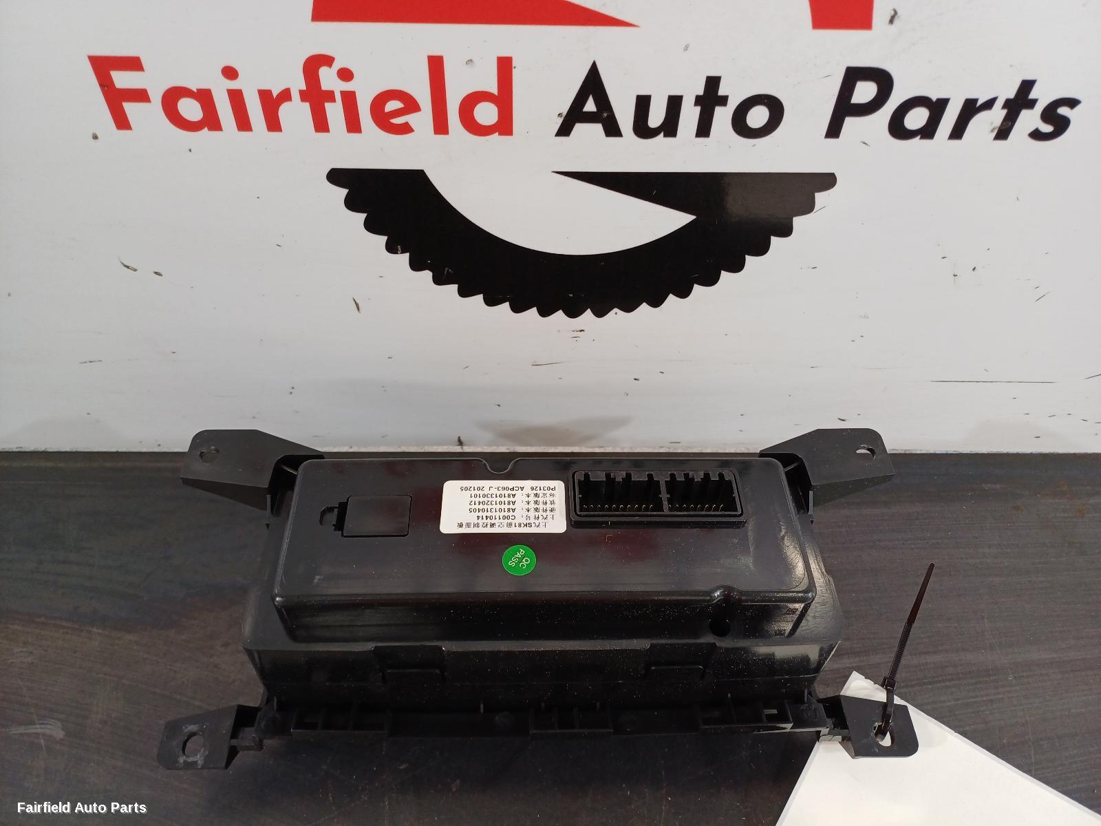 2017-2021 Ldv T60 Heater Ac Controls