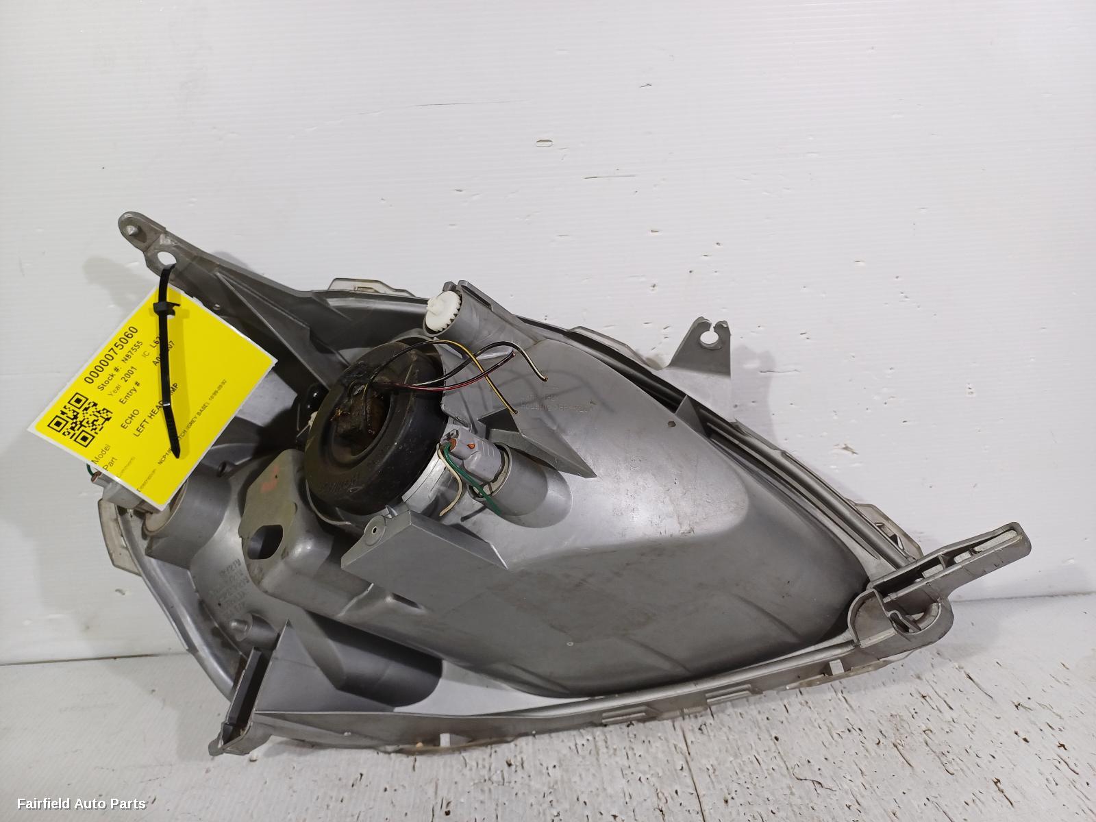 1999-2002 Toyota Echo Left Headlamp