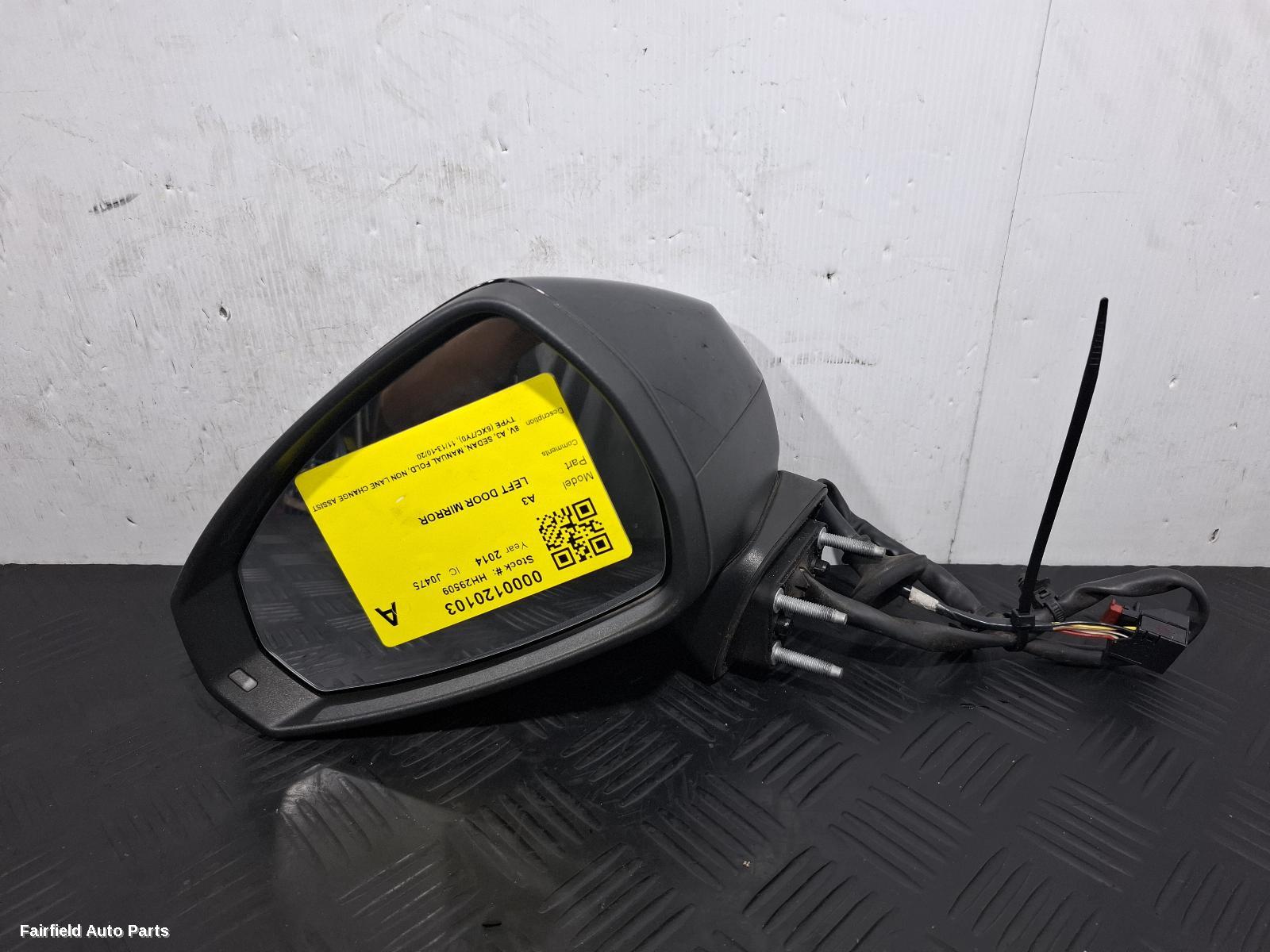 2013-2020 Audi A3 Left Door Mirror
