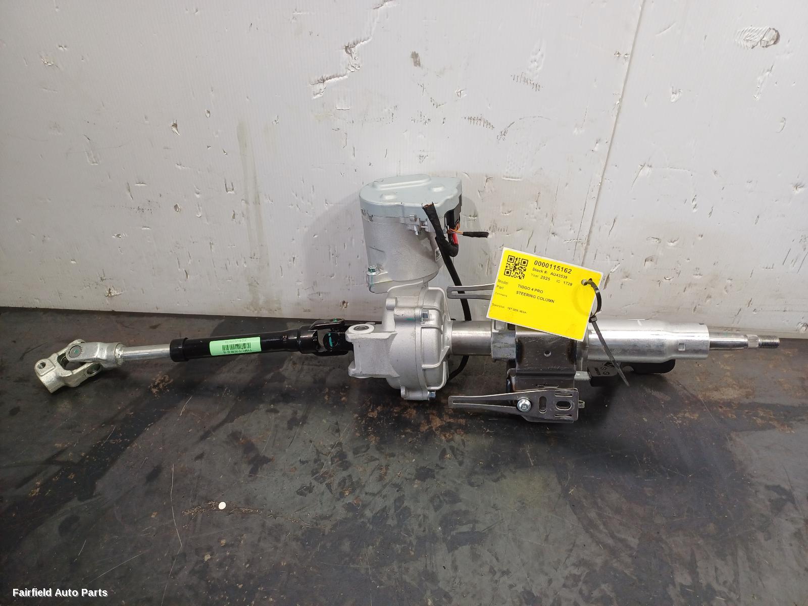 2024-2026 Chery Tiggo 4 Pro Steering Column
