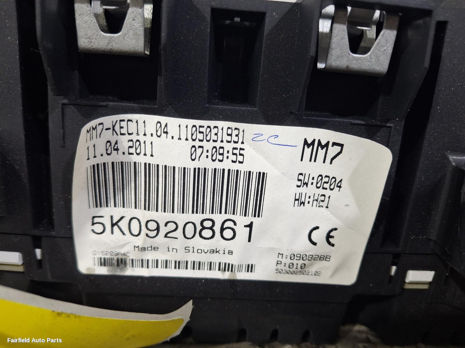 2008-2016 Volkswagen Golf Steering Column