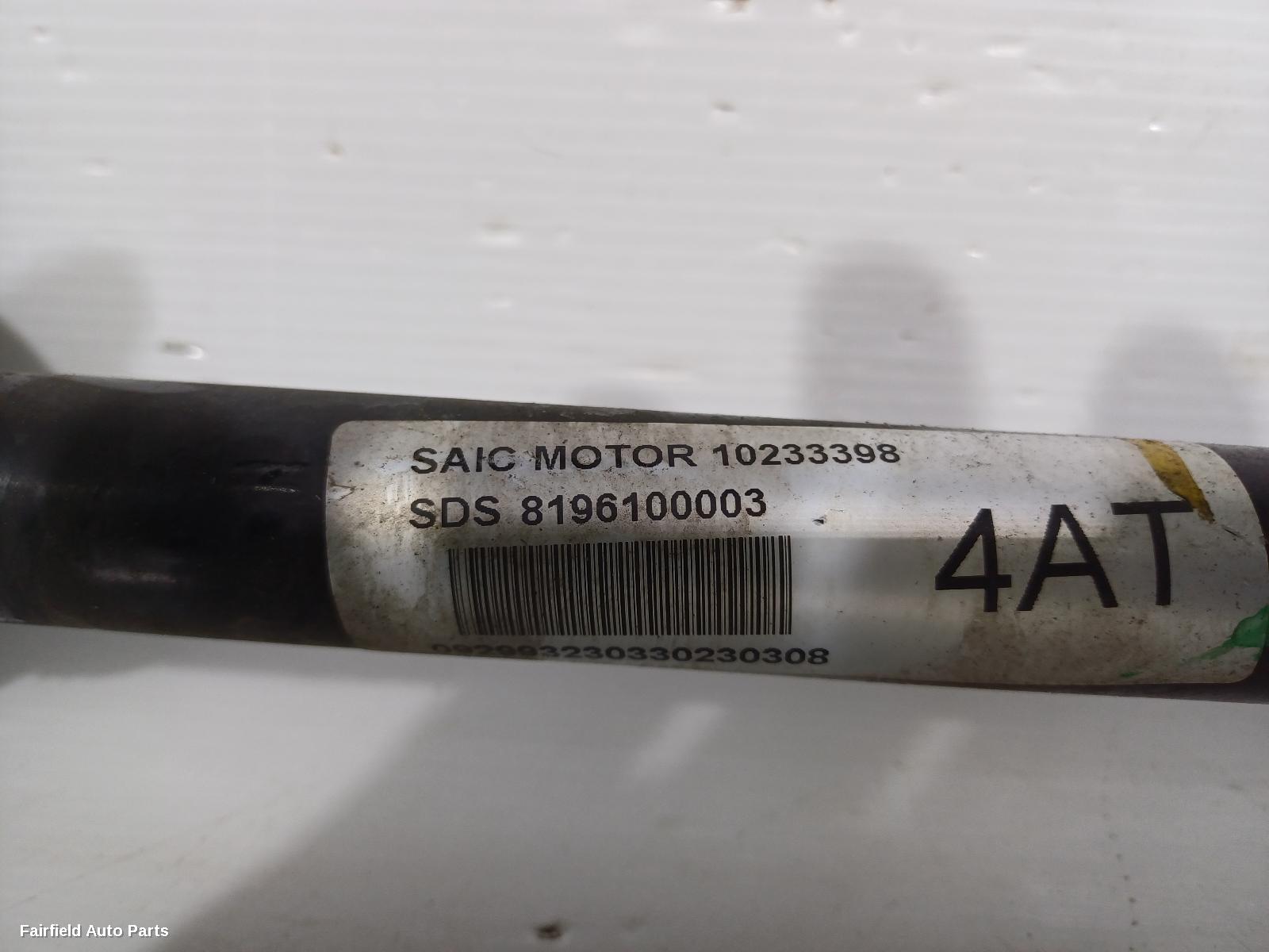2017-2024 Mg Zs Left Driveshaft