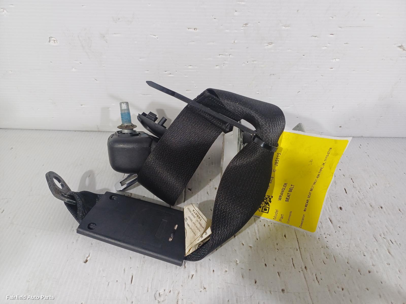 2010-2018 Jeep Wrangler Seatbelt Stalk