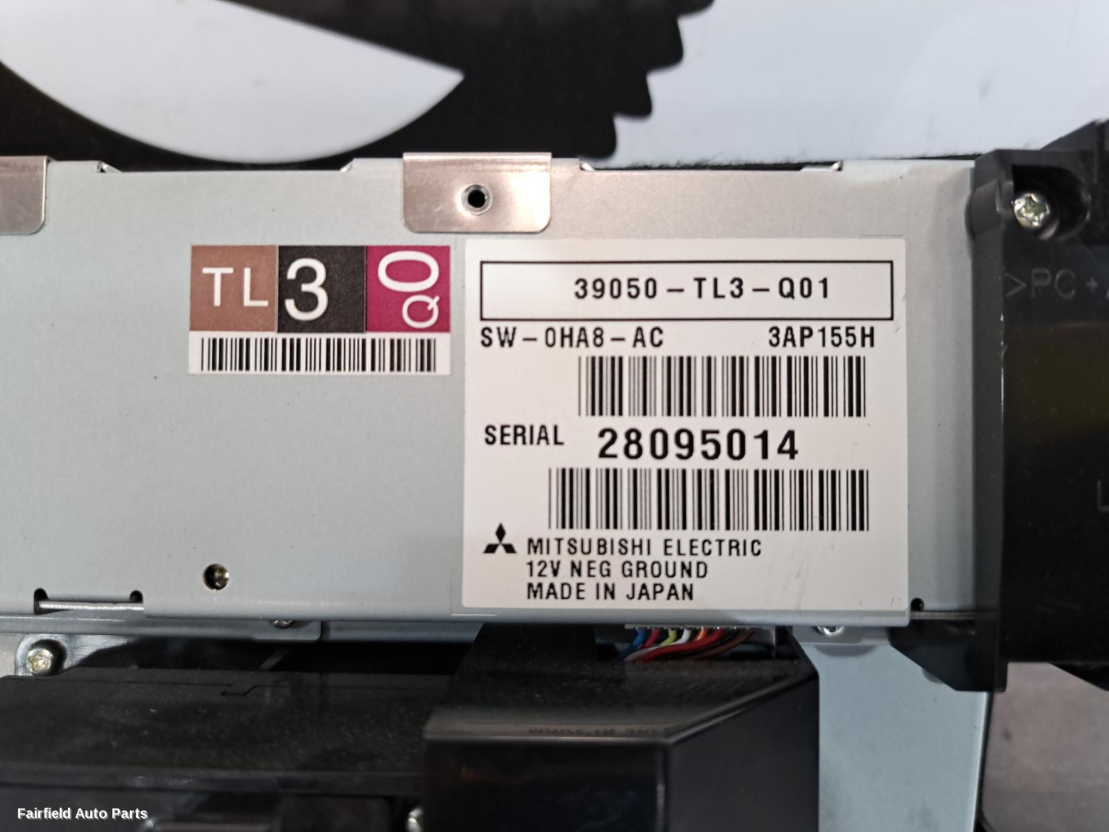 2011-2015 Honda Accord Radio Cd Dvd Sat Tv