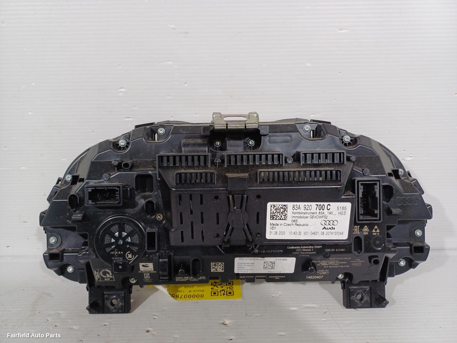 2019-2025 Audi Q3 Instrument Cluster