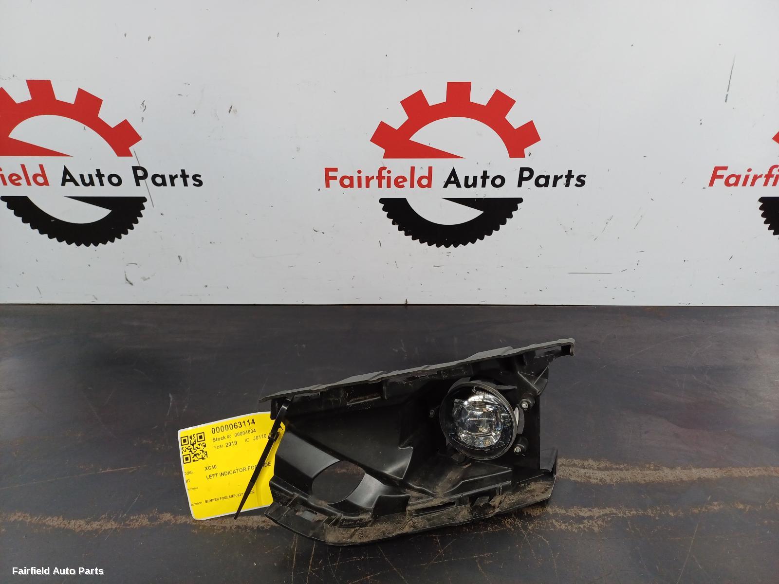 2018-2022 Volvo Xc40 Left Indicator Fog Side