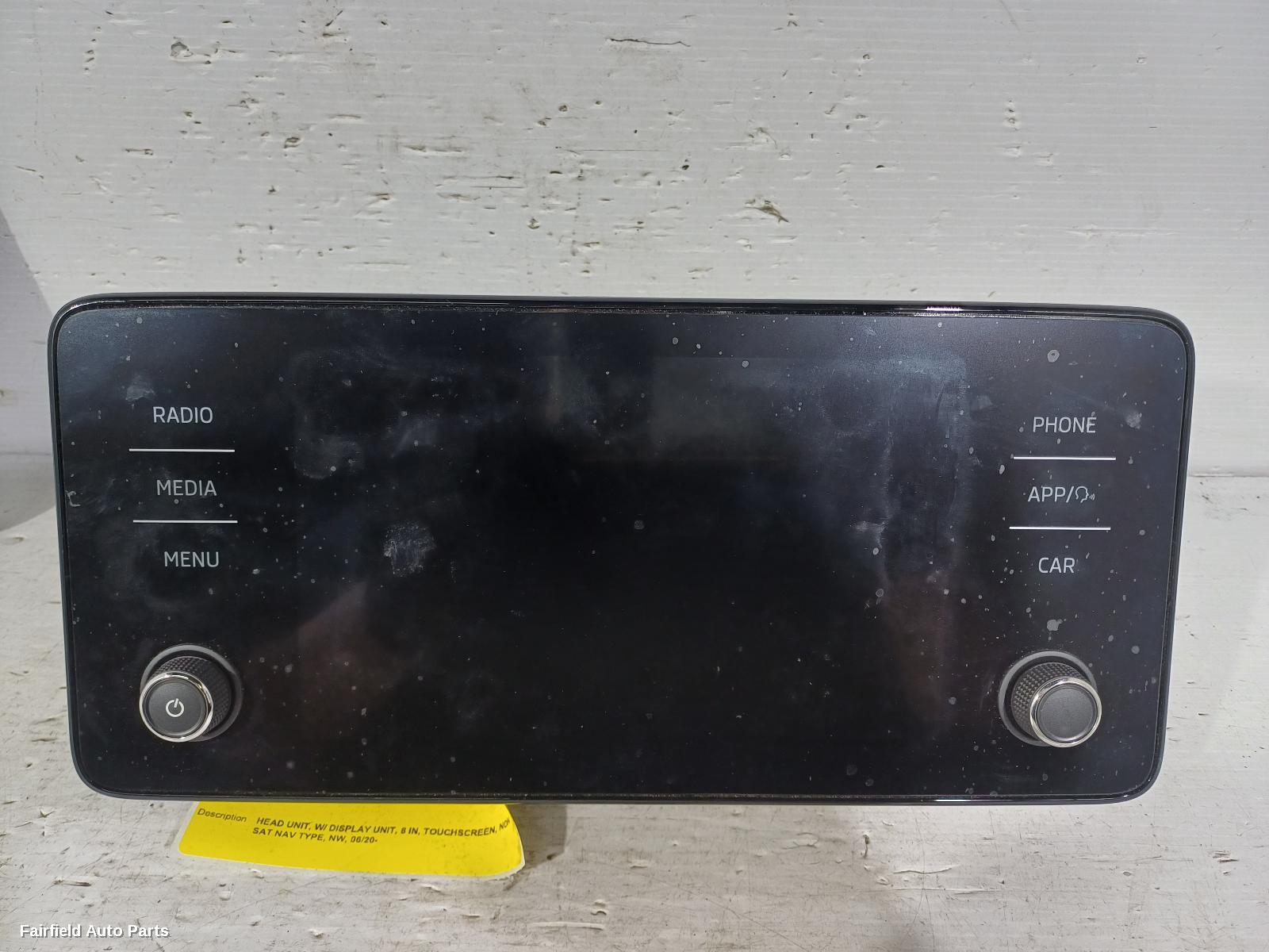 2020-2025 Skoda Kamiq Radio Cd Dvd Sat Tv