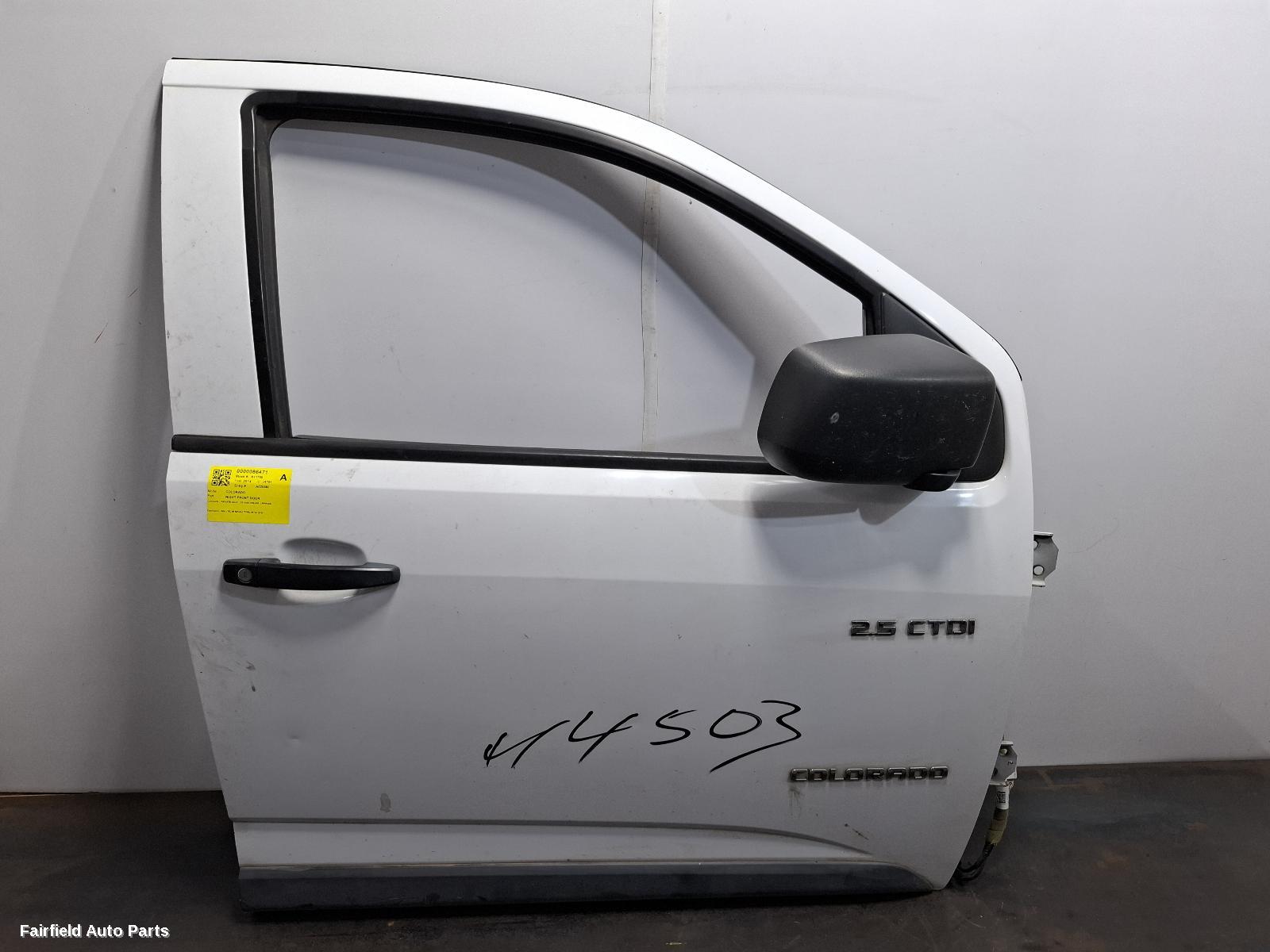 2012-2020 Holden Colorado Right Front Door