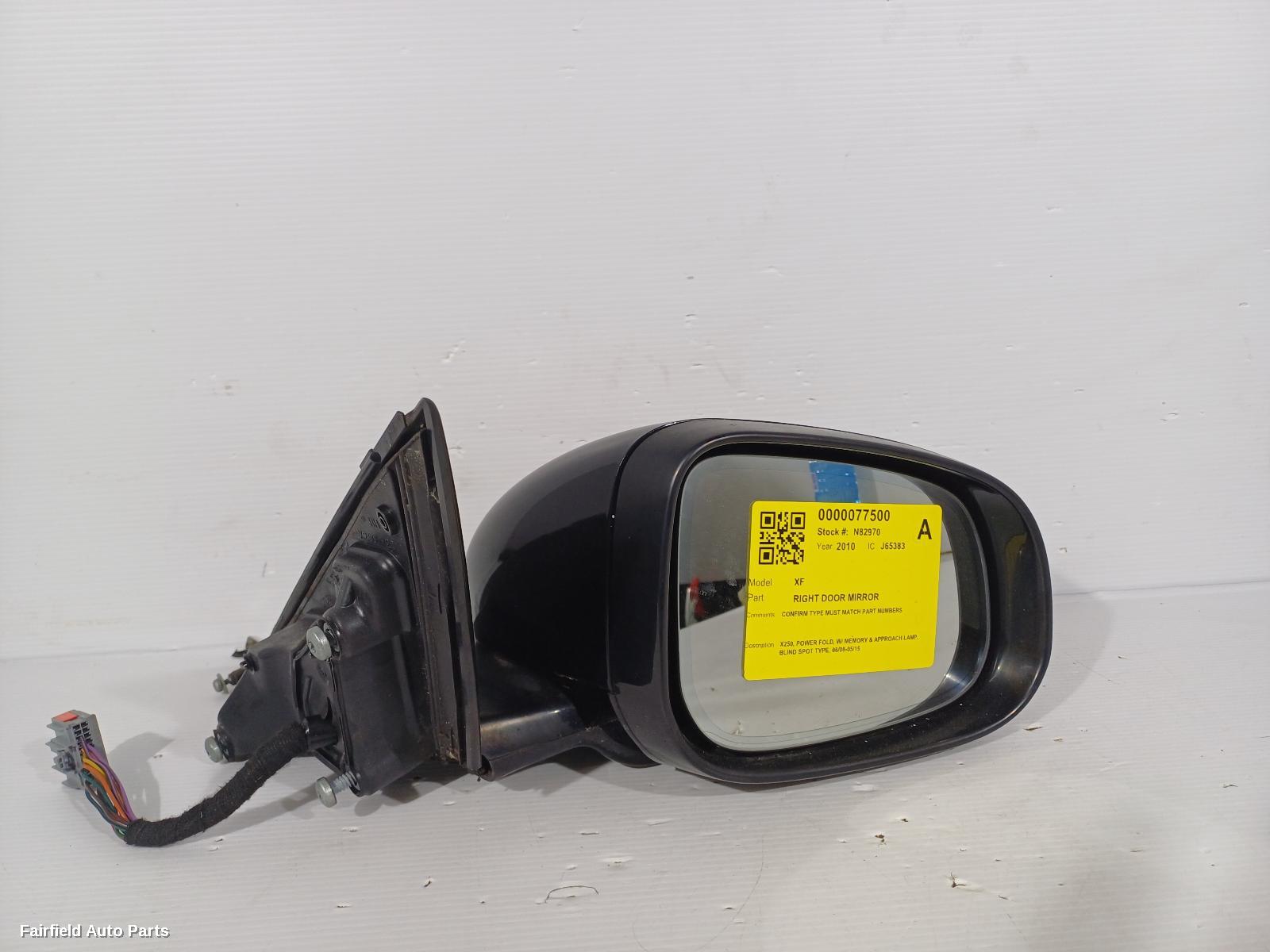2008-2015 Jaguar Xf Right Door Mirror