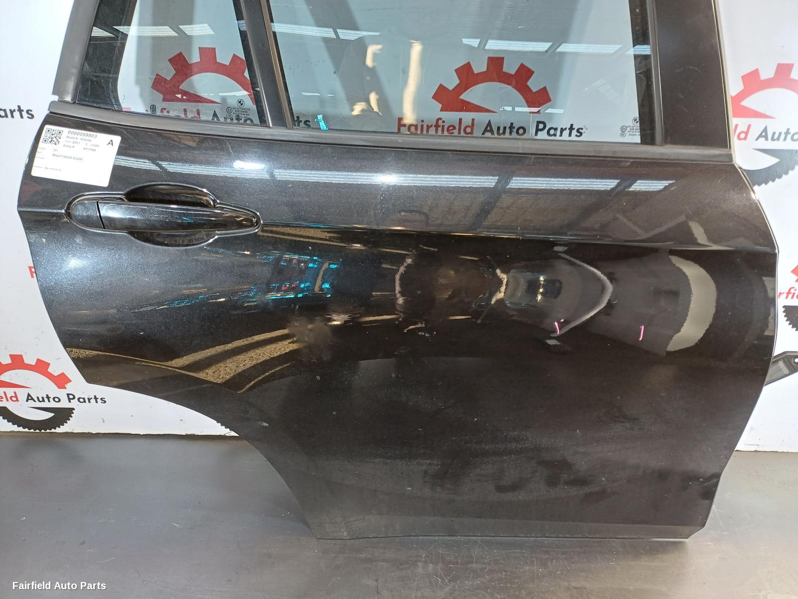 2010-2015 Bmw X1 Right Rear Door Sliding