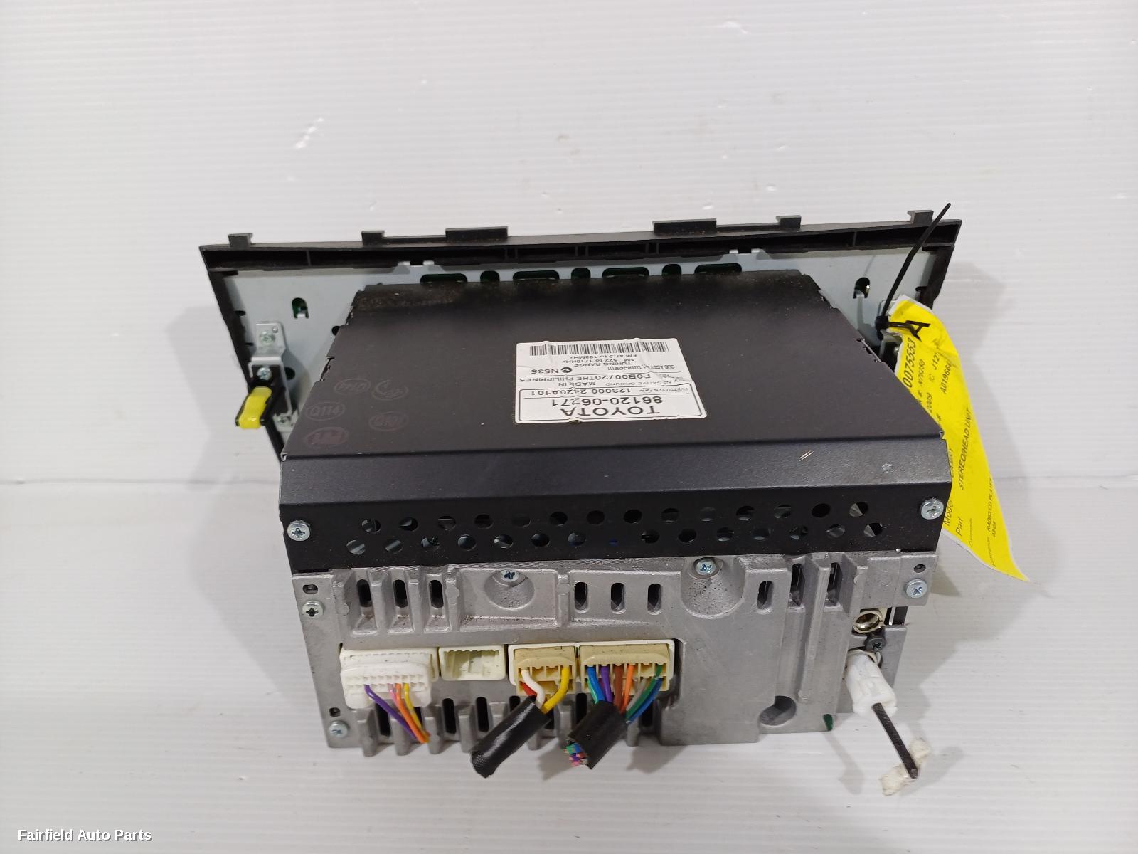 2006-2009 Toyota Camry Radio Cd Dvd Sat Tv