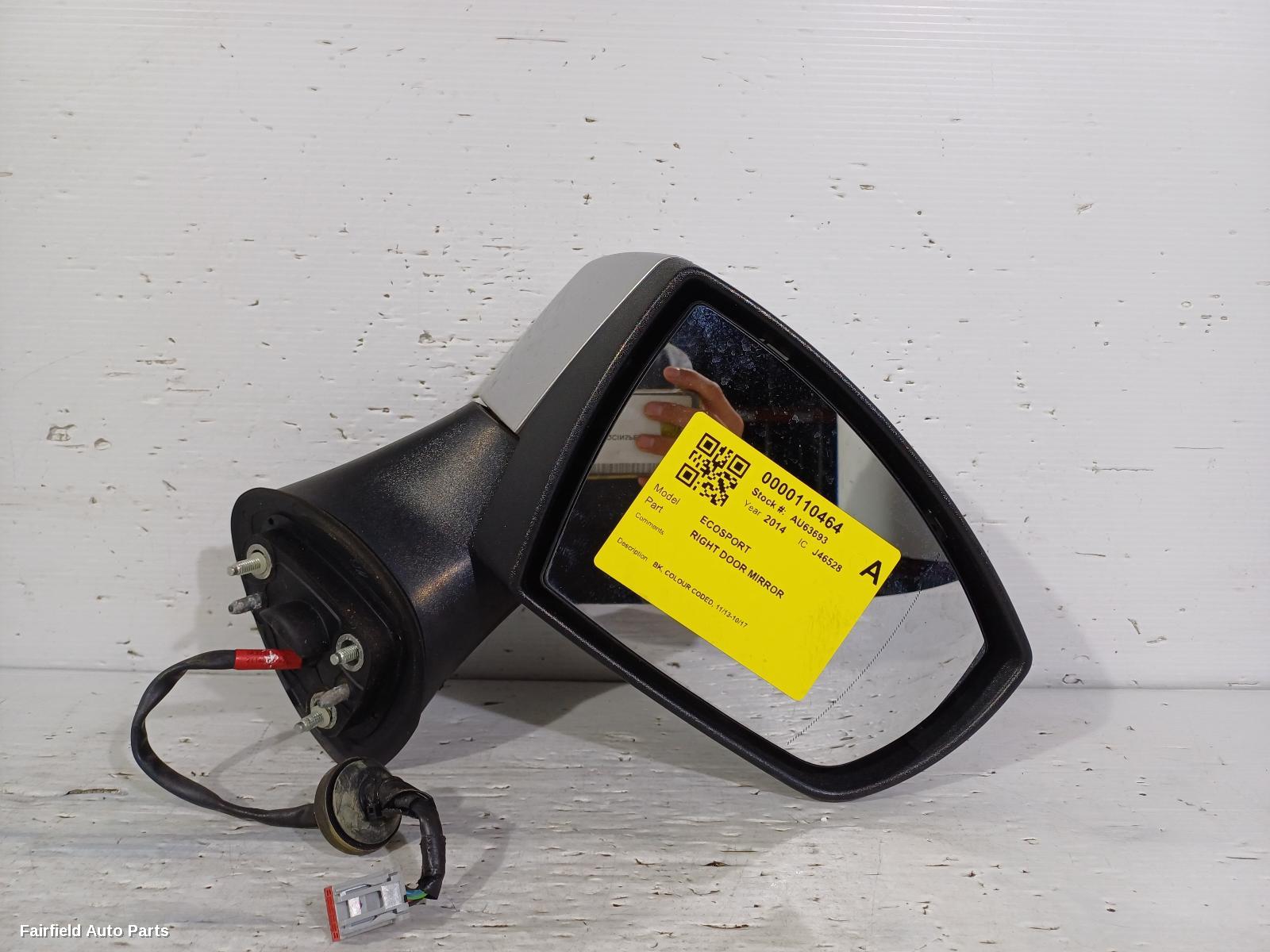 2013-2017 Ford Ecosport Right Door Mirror