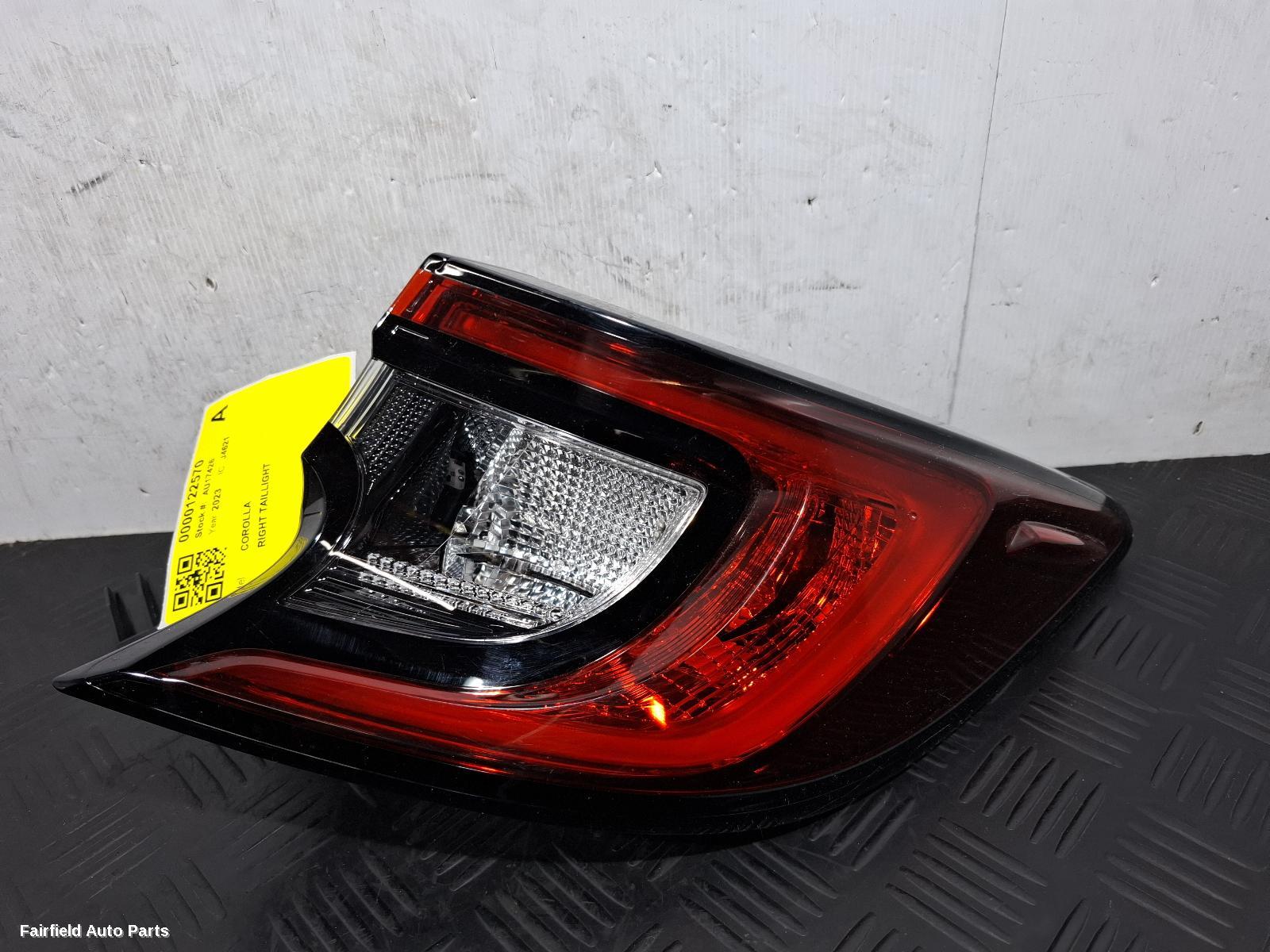 2022-2026 Toyota Corolla Right Taillight