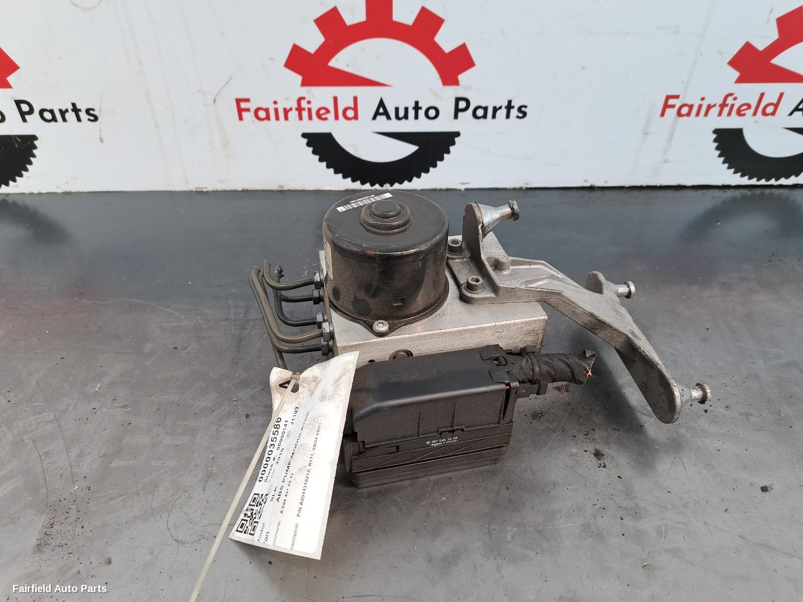 2004-2011 Mercedes Slk Abs Pump Modulator