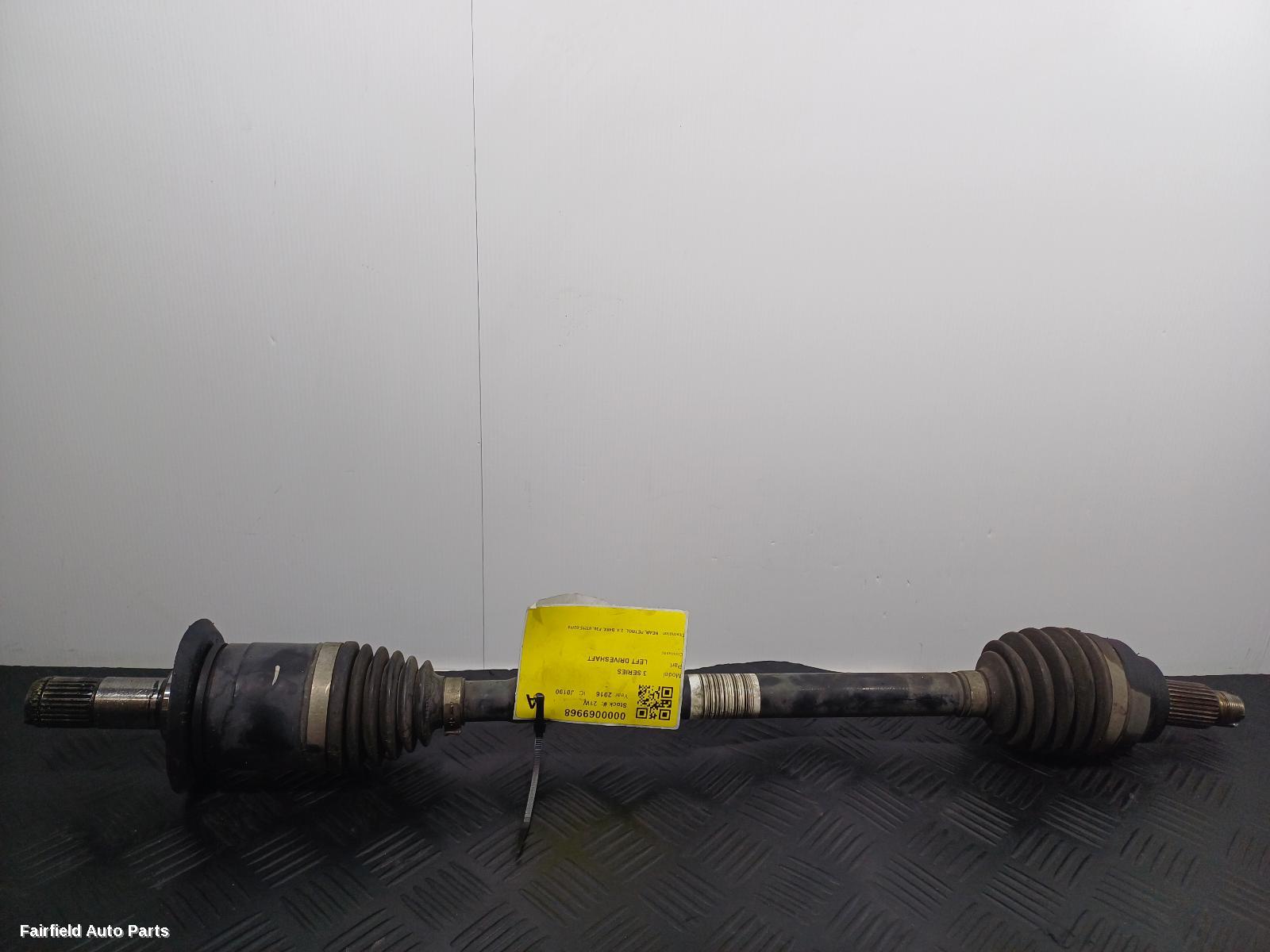2015-2019 Bmw 3 Series Left Driveshaft