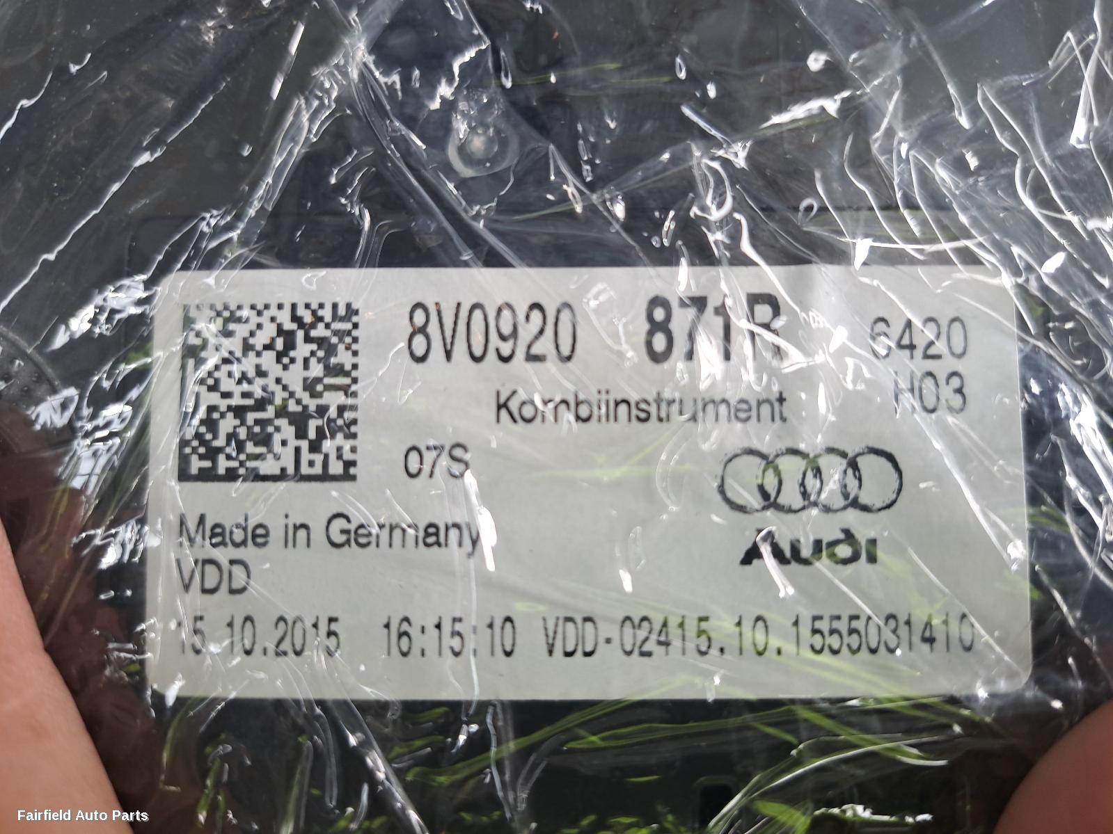 2013-2020 Audi A3 Instrument Cluster