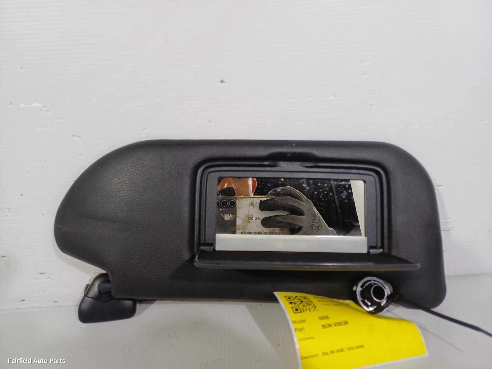 2002-2009 Nissan 350z Sunvisor