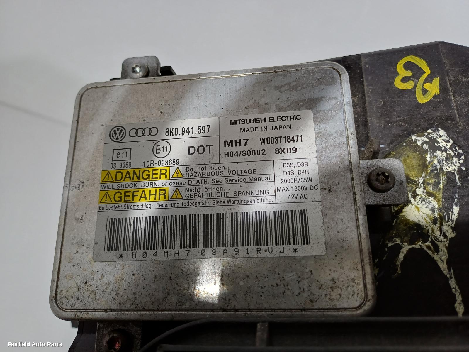 2008-2012 Audi Q5 Right Headlamp