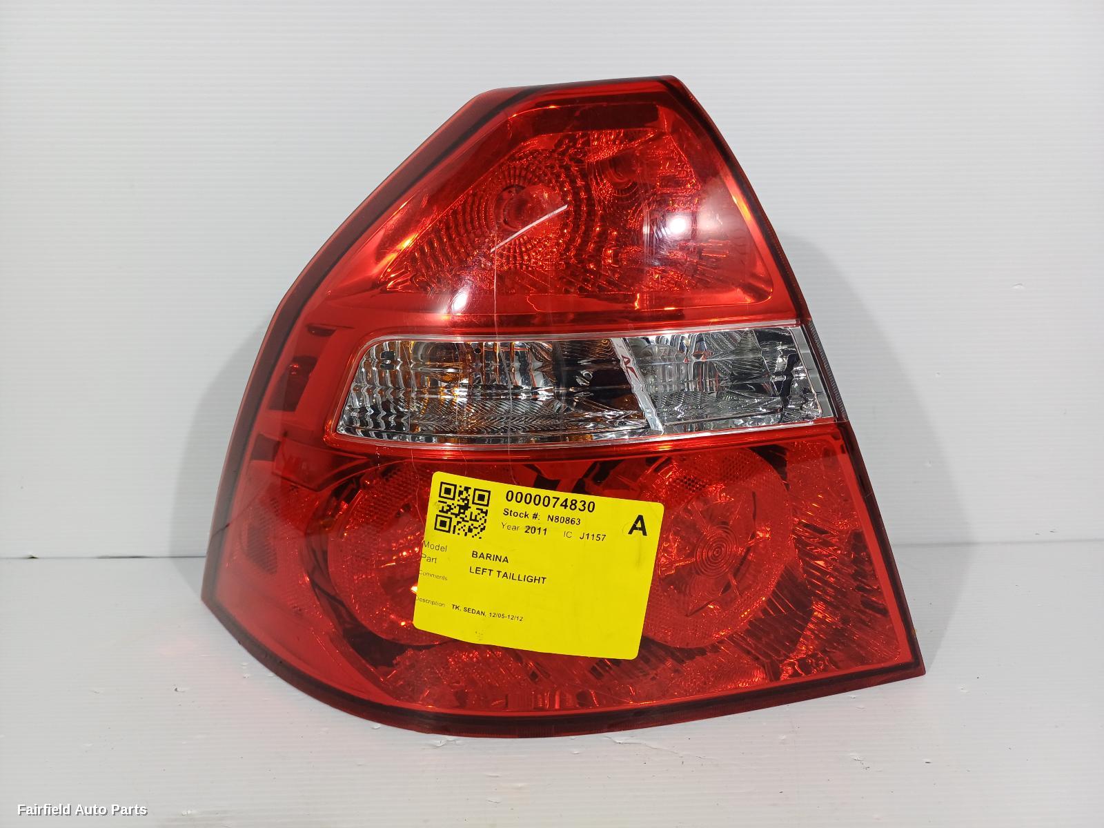 2005-2012 Holden Barina Left Taillight