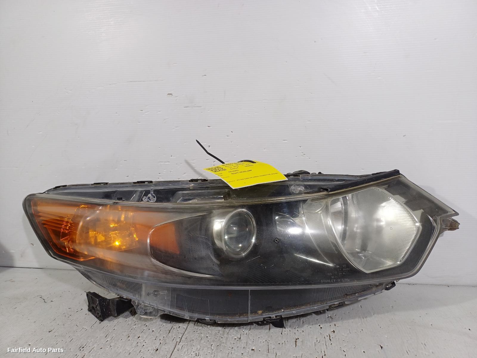 2008-2011 Honda Accord Right Headlamp