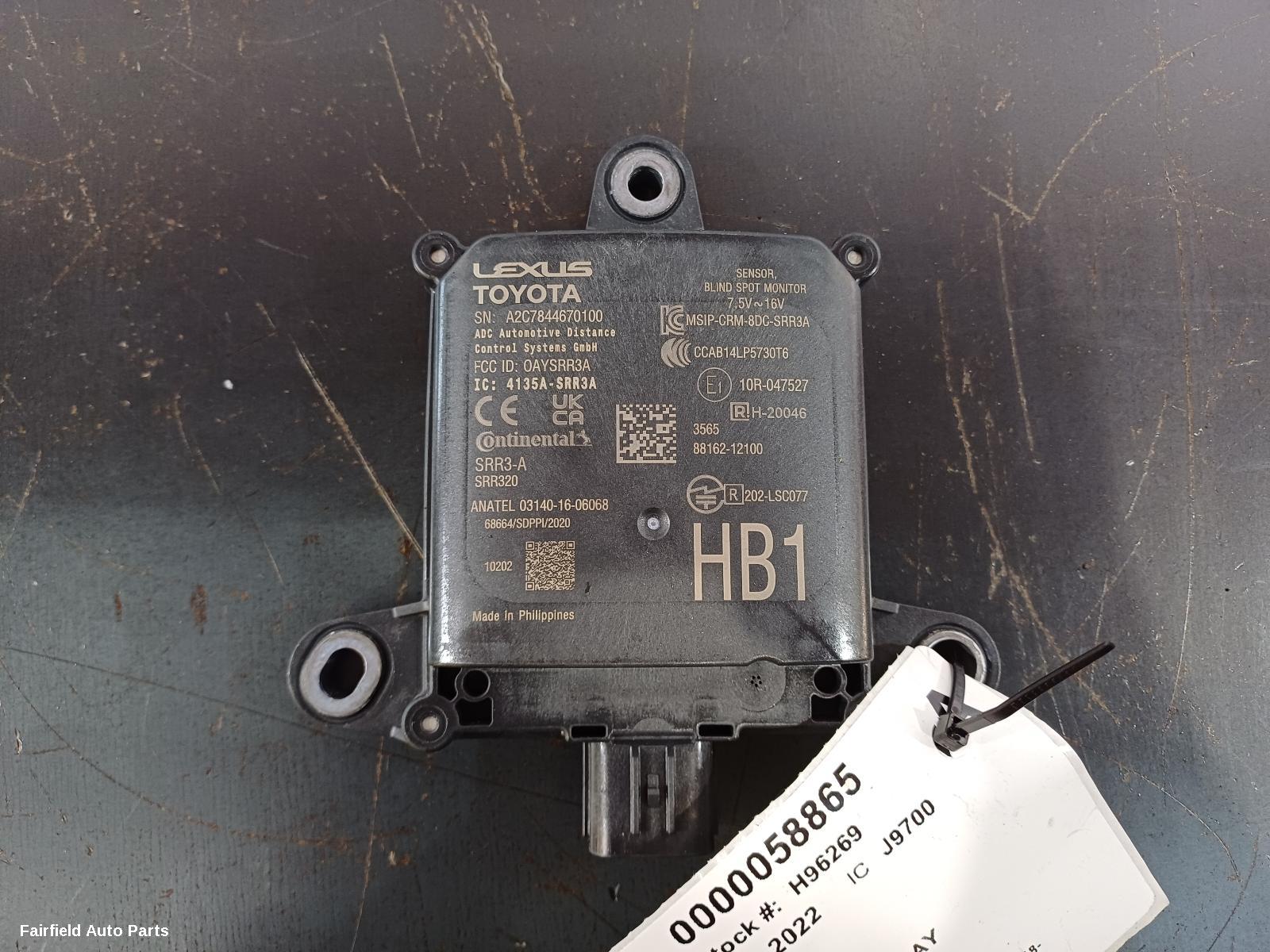 2022-2026 Toyota Corolla Reverse Camera