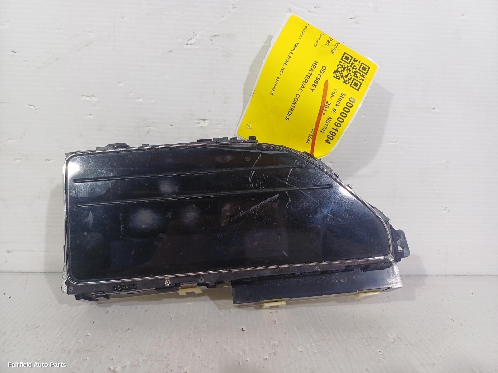 2014-2022 Honda Odyssey Heater Ac Controls