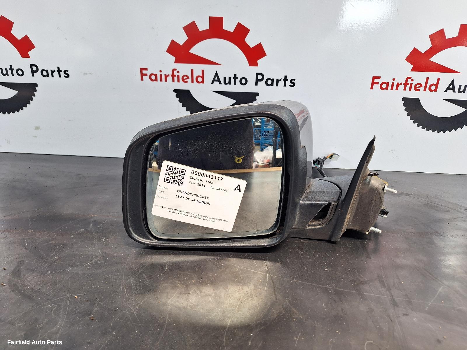 2013-2016 Jeep Grandcherokee Left Door Mirror